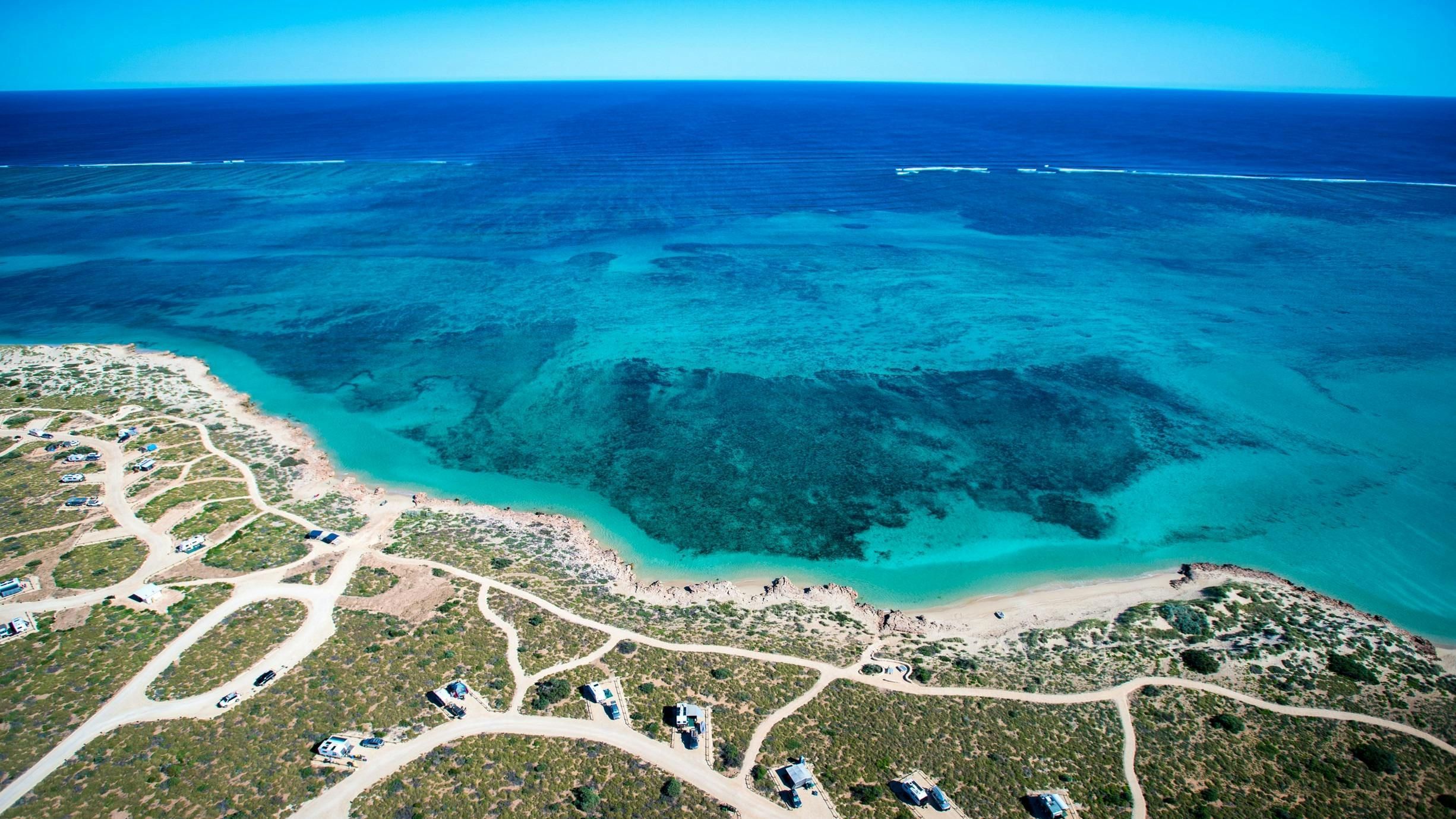 Topp 20 campingplatser på Australiens korallkust