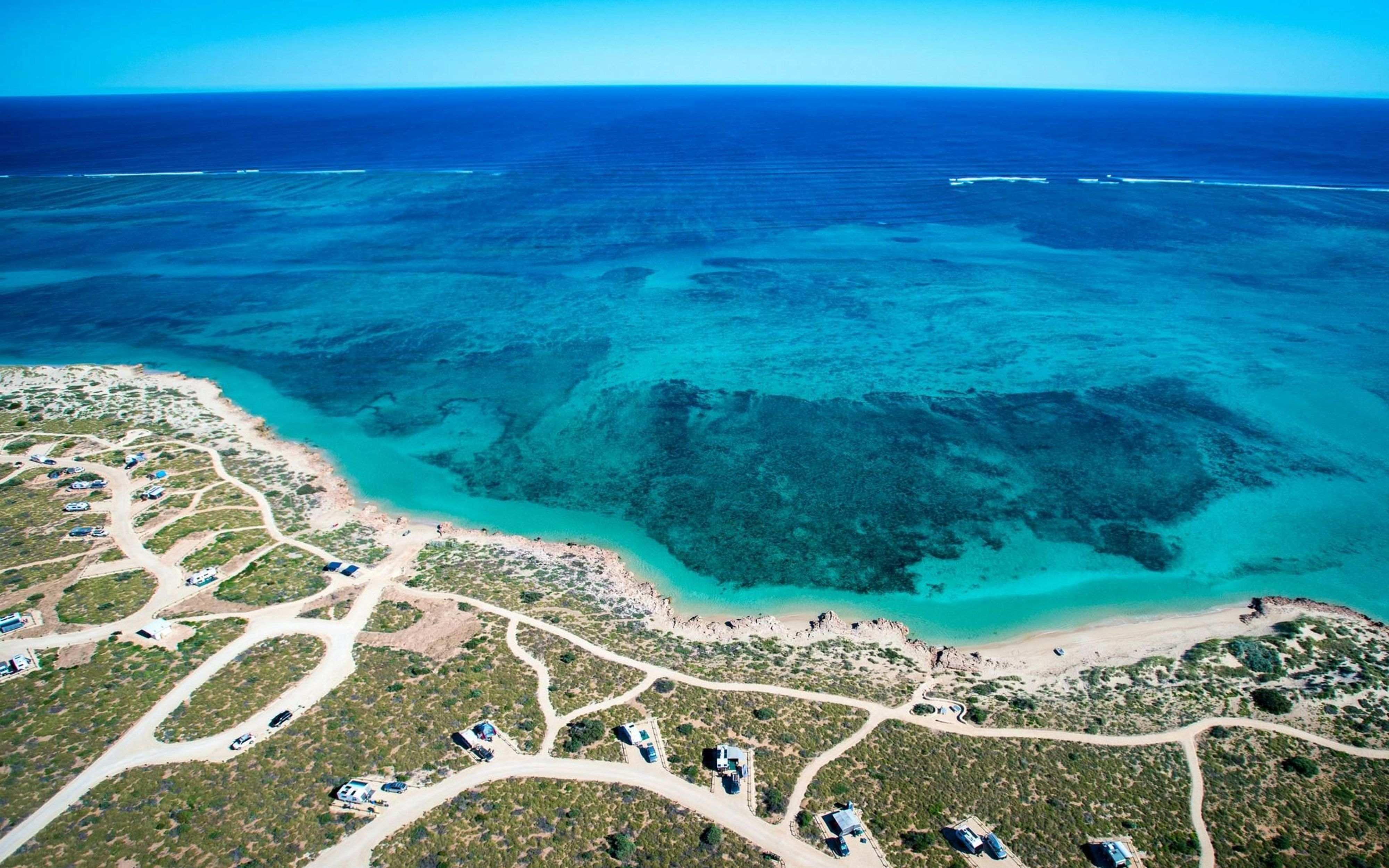Topp 20 campingplatser på Australiens korallkust