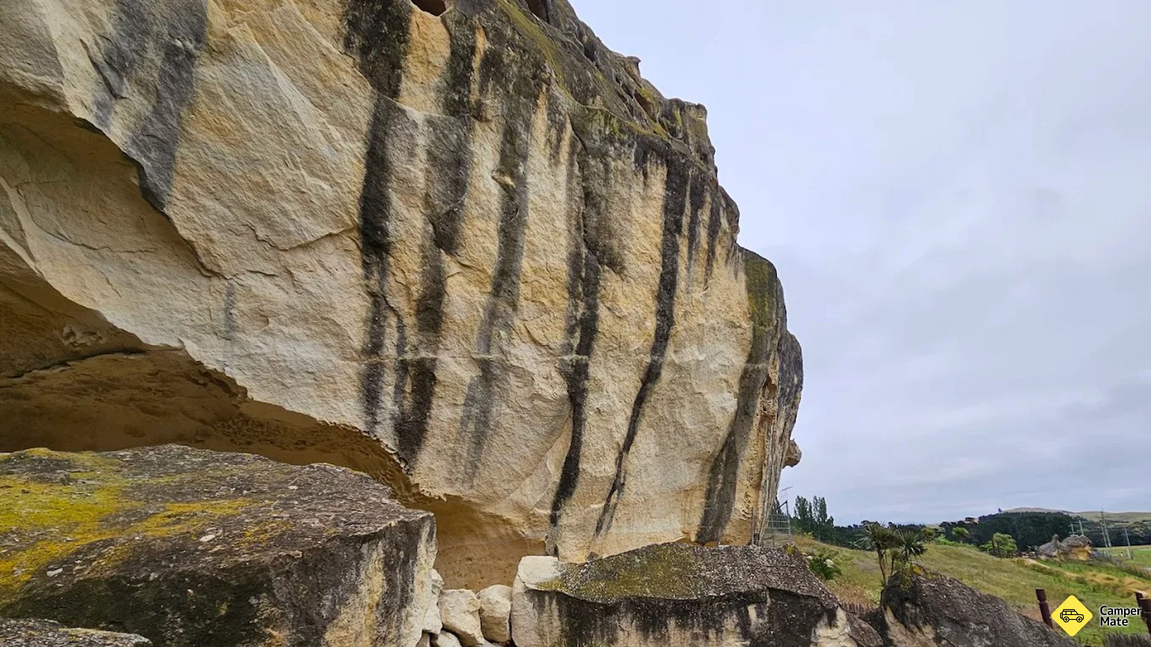 Takiroa Maori Rock Zeichnungen