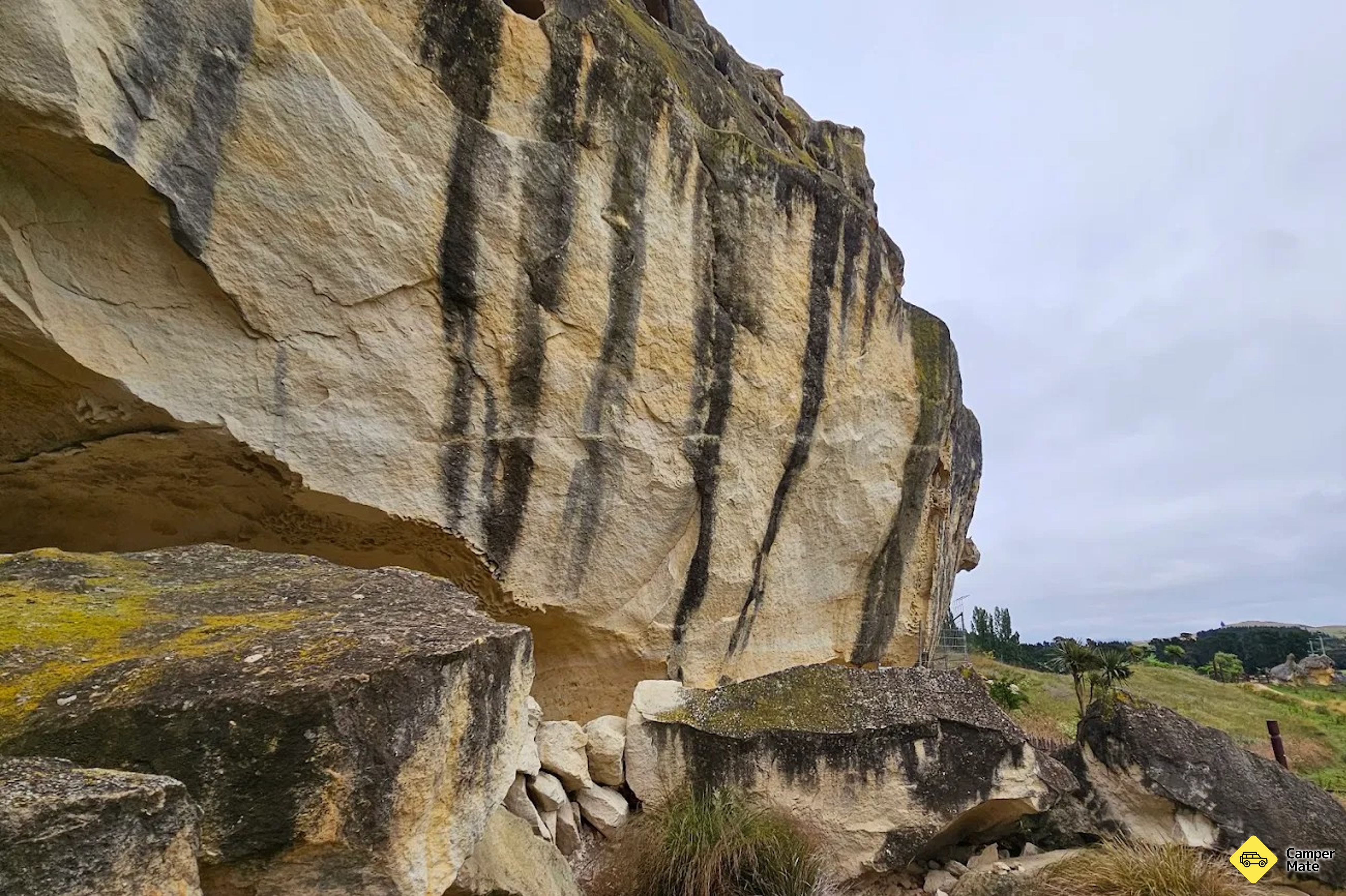 Takiroa Maori Rock Zeichnungen