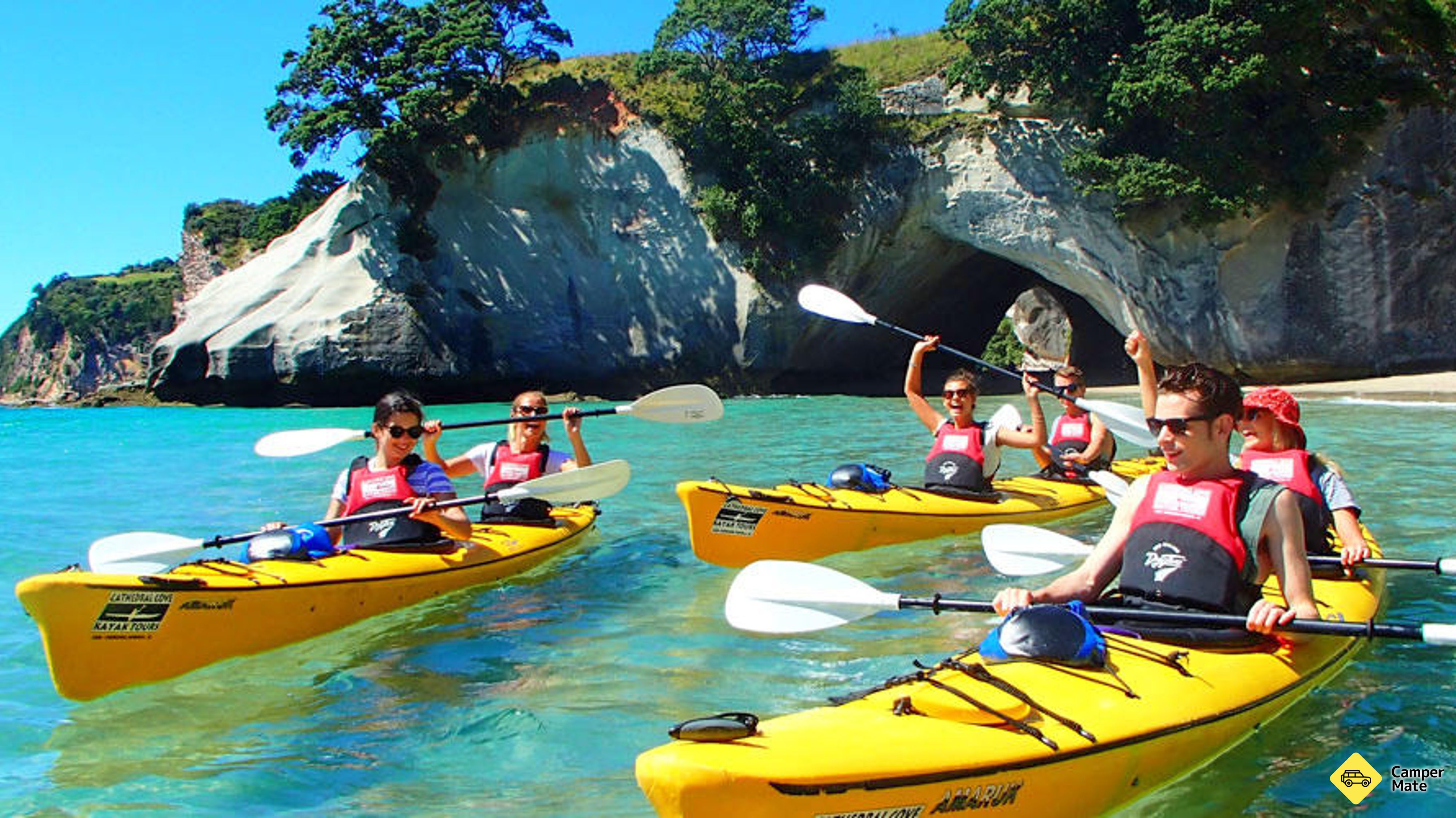 Besøg Cathedral Cove Kayaking Tour