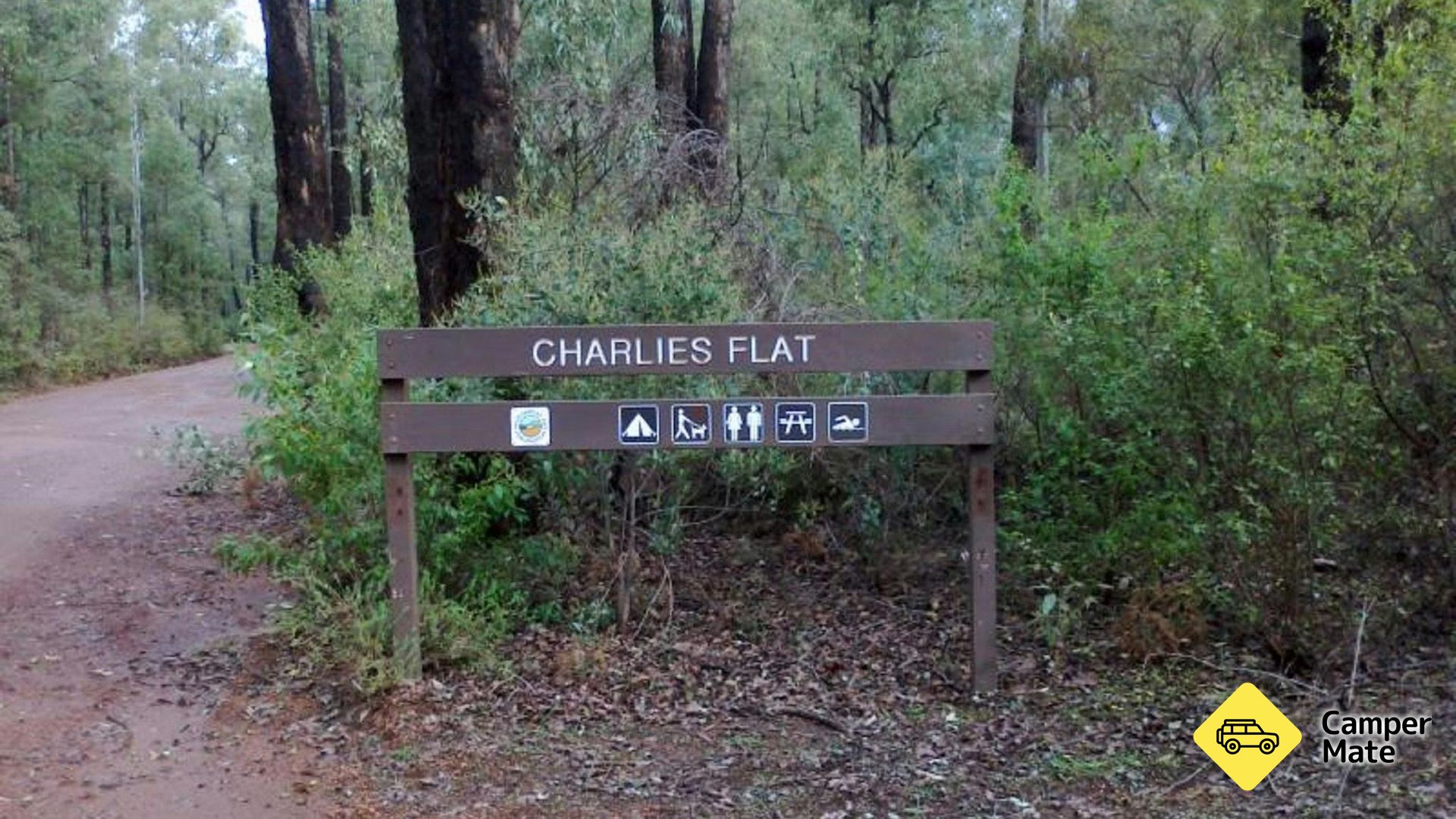 Karta över Charlies Flat Campground - Image 3