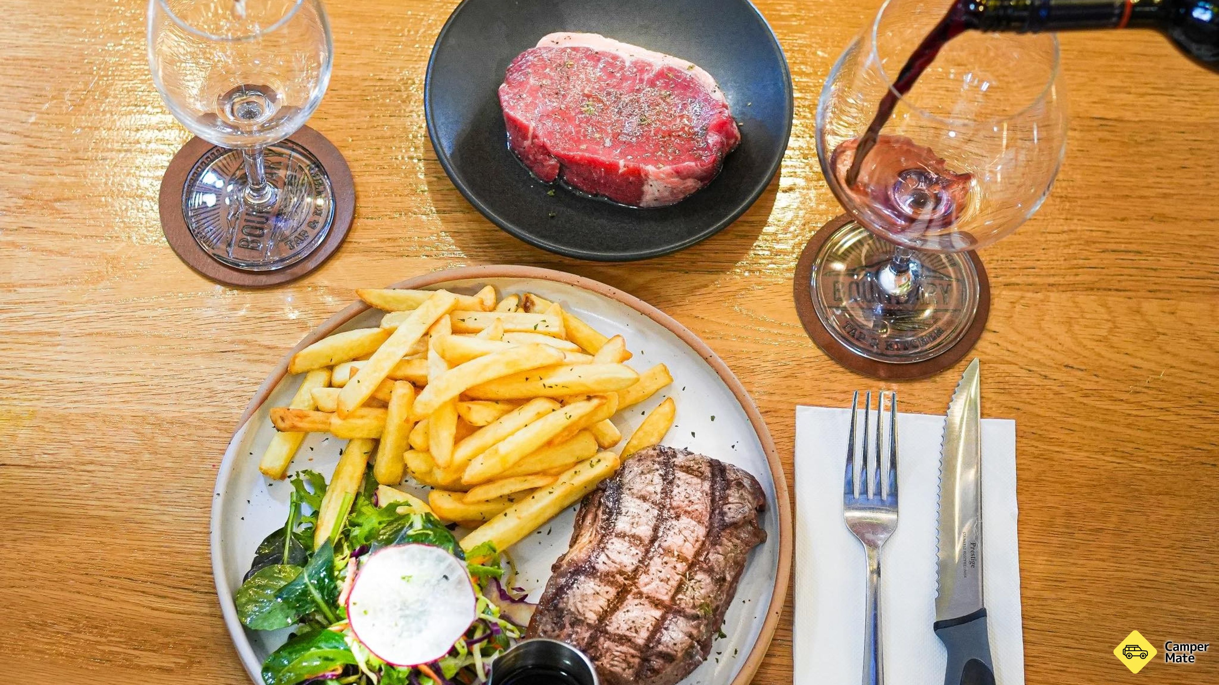 Boundary Tap et cuisine