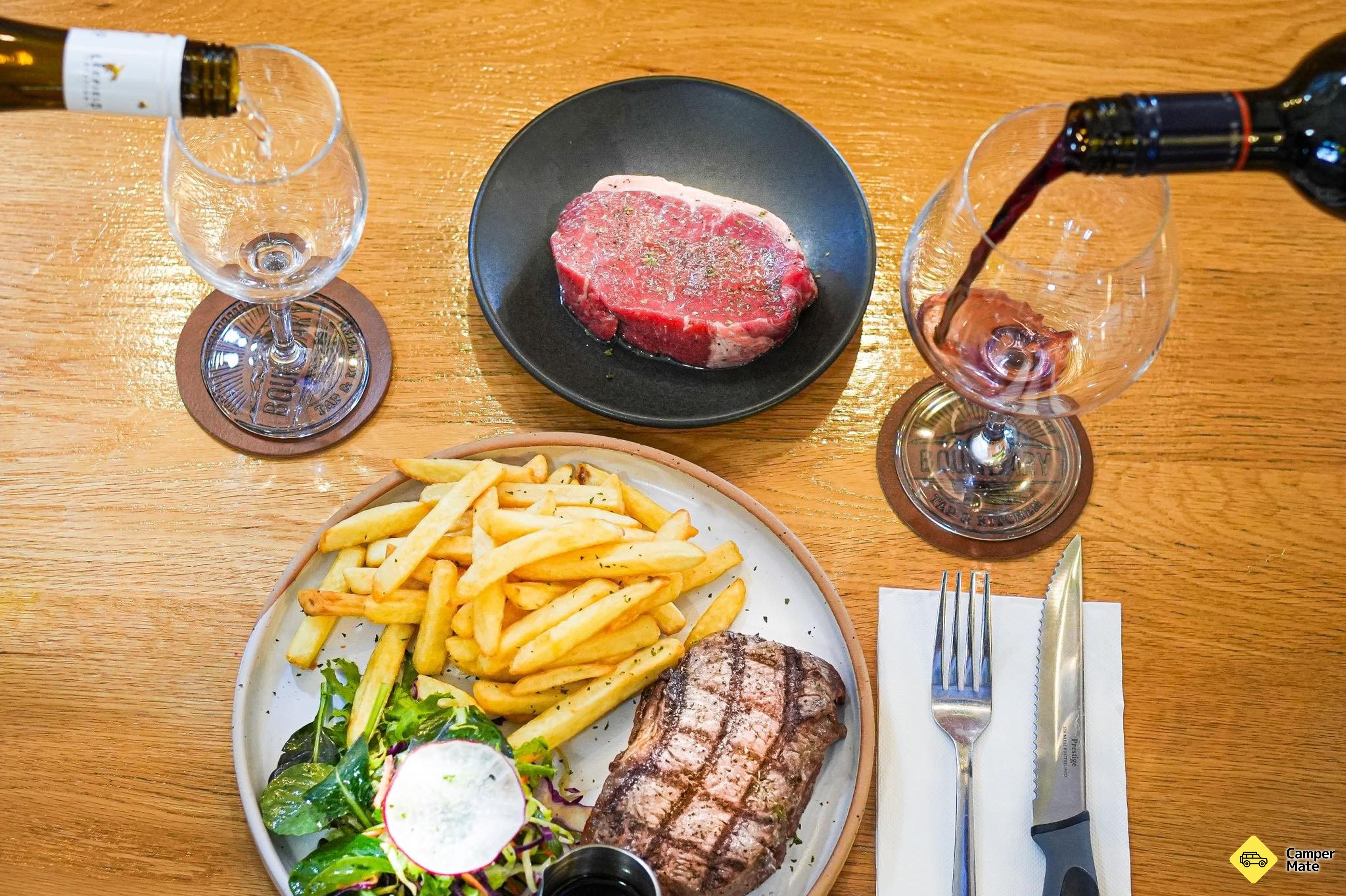 Boundary Tap et cuisine