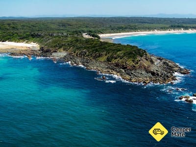 ชายหาด Saltwater และ Wallabi Point