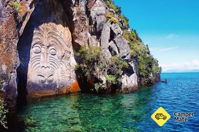 Mine Bay Maori Carvings