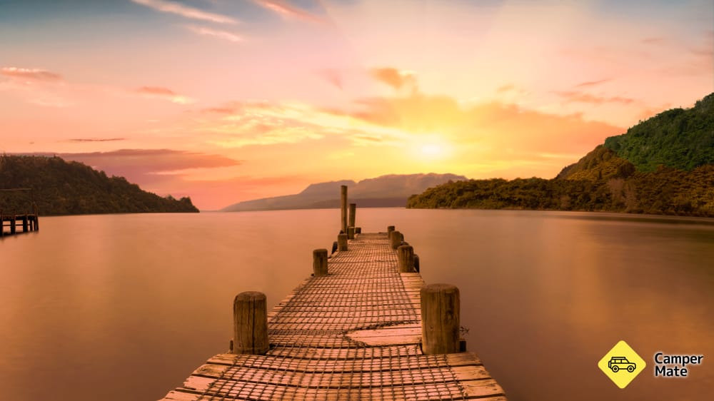 Kotukutuku Bay Jetty - Lake Tarawera