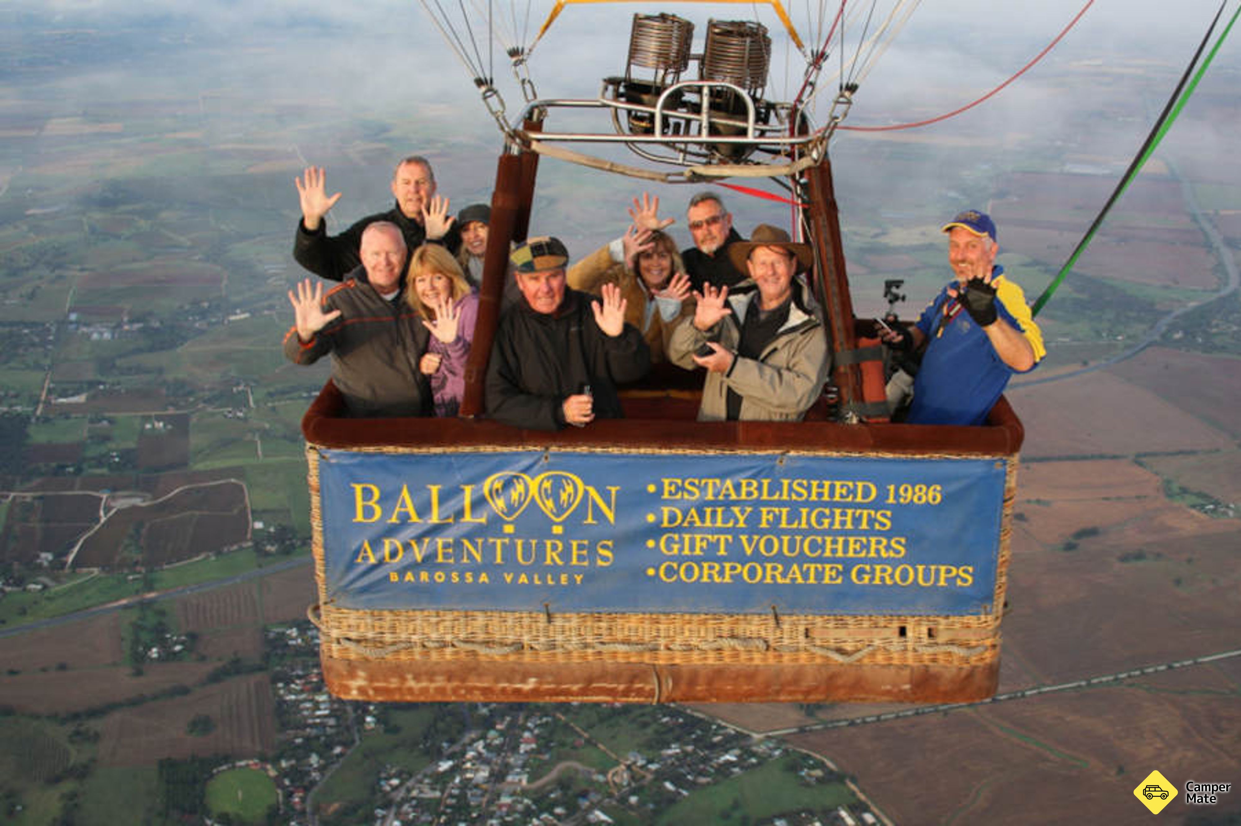 رحلة الطائرة الطائرة Barossa Valley Hot Air Balloon - Image 2