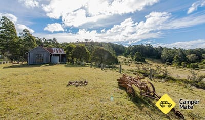 Localização Alexanders Hut Campground