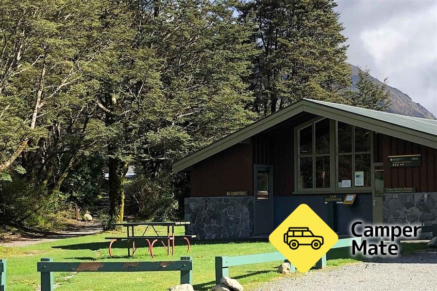 Avalanche Creek Shelter Campsite