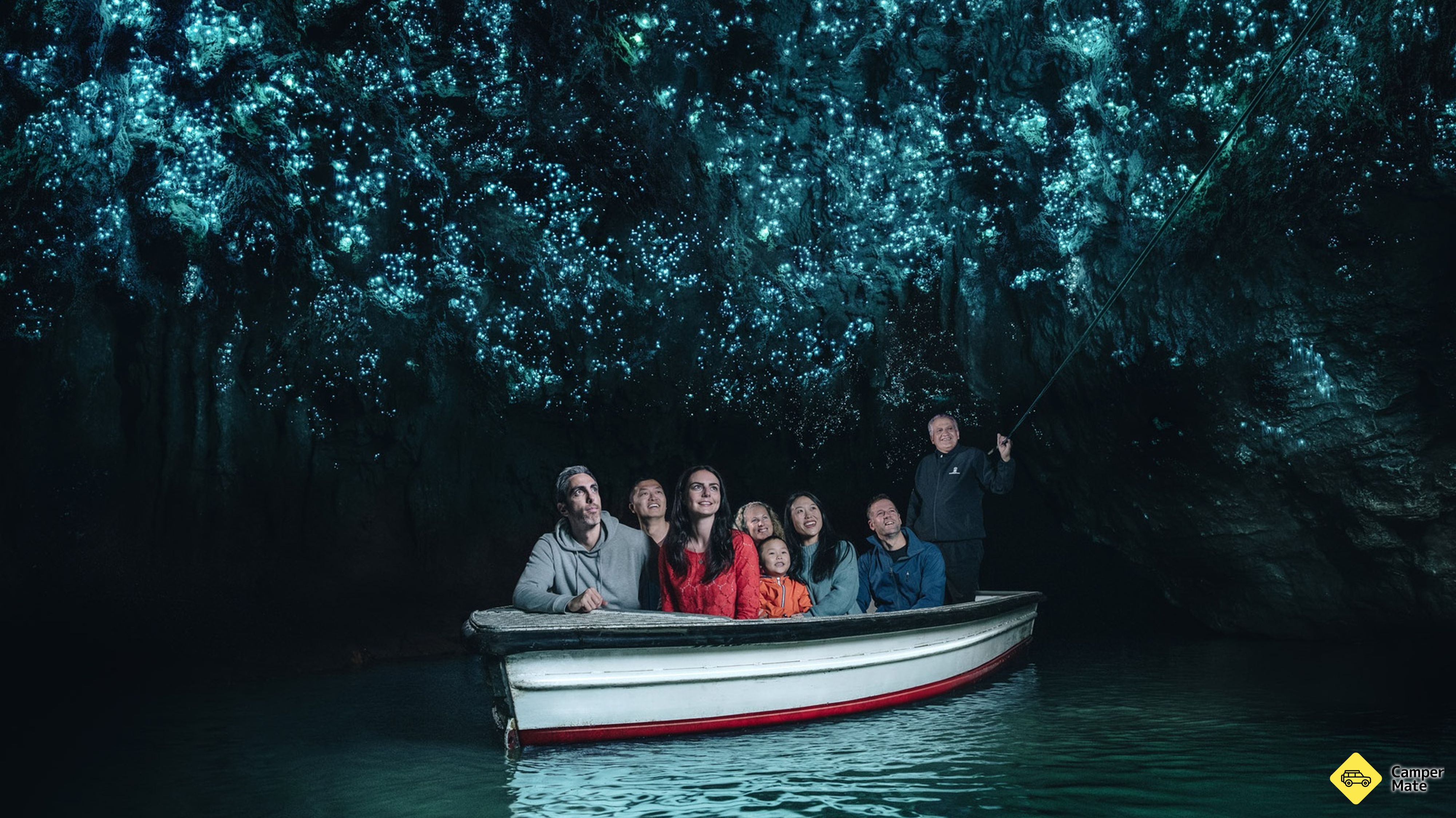Læs mere om Waitomo Glowworm Caves