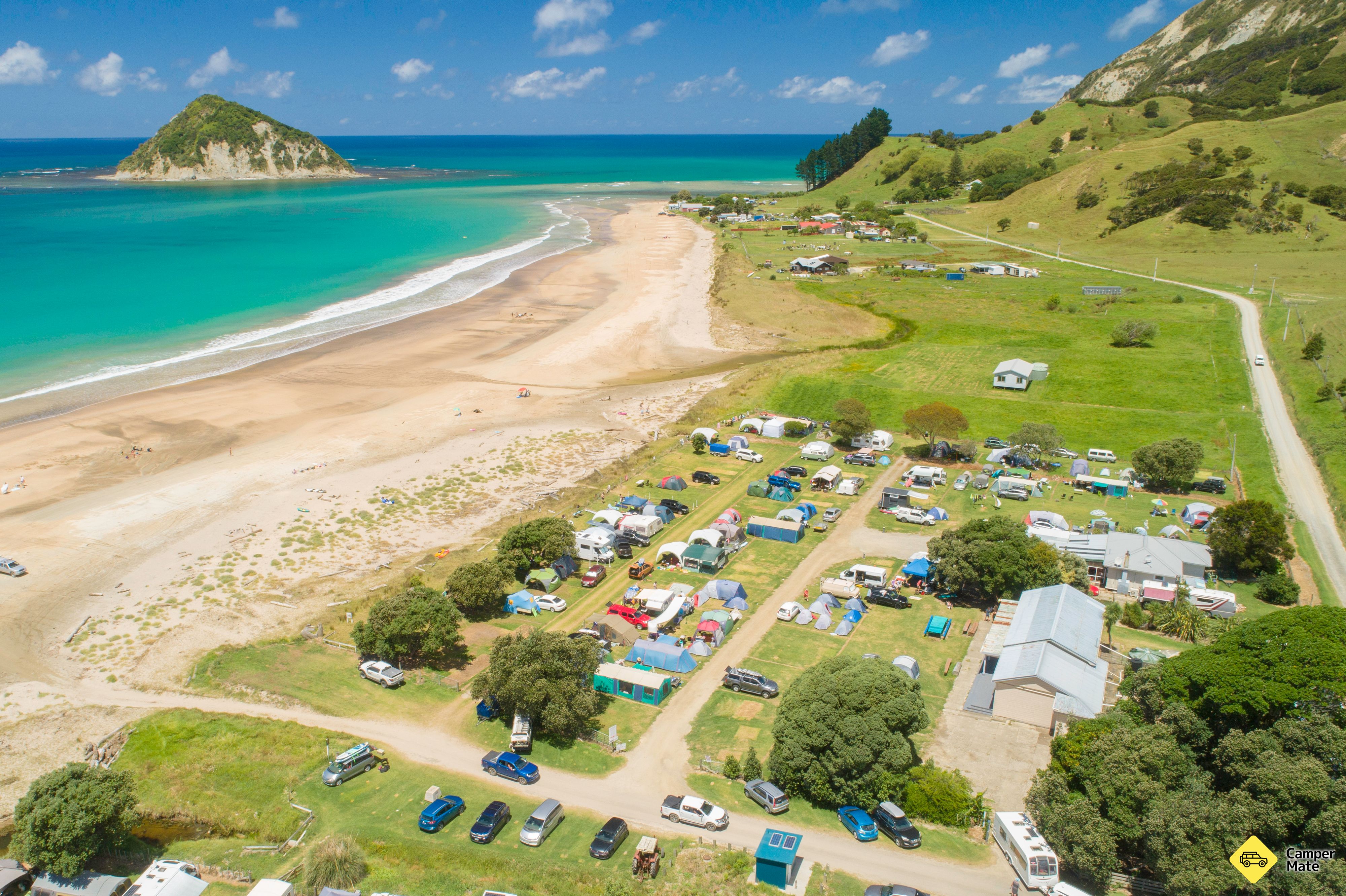 Rodinný motorový tábor Anaura Bay
