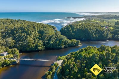 Kawatiri River Trail på vei