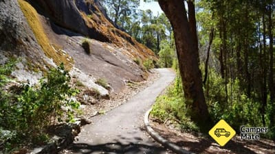 Centre Road Crossing Camp at Mount Frankland South National Park