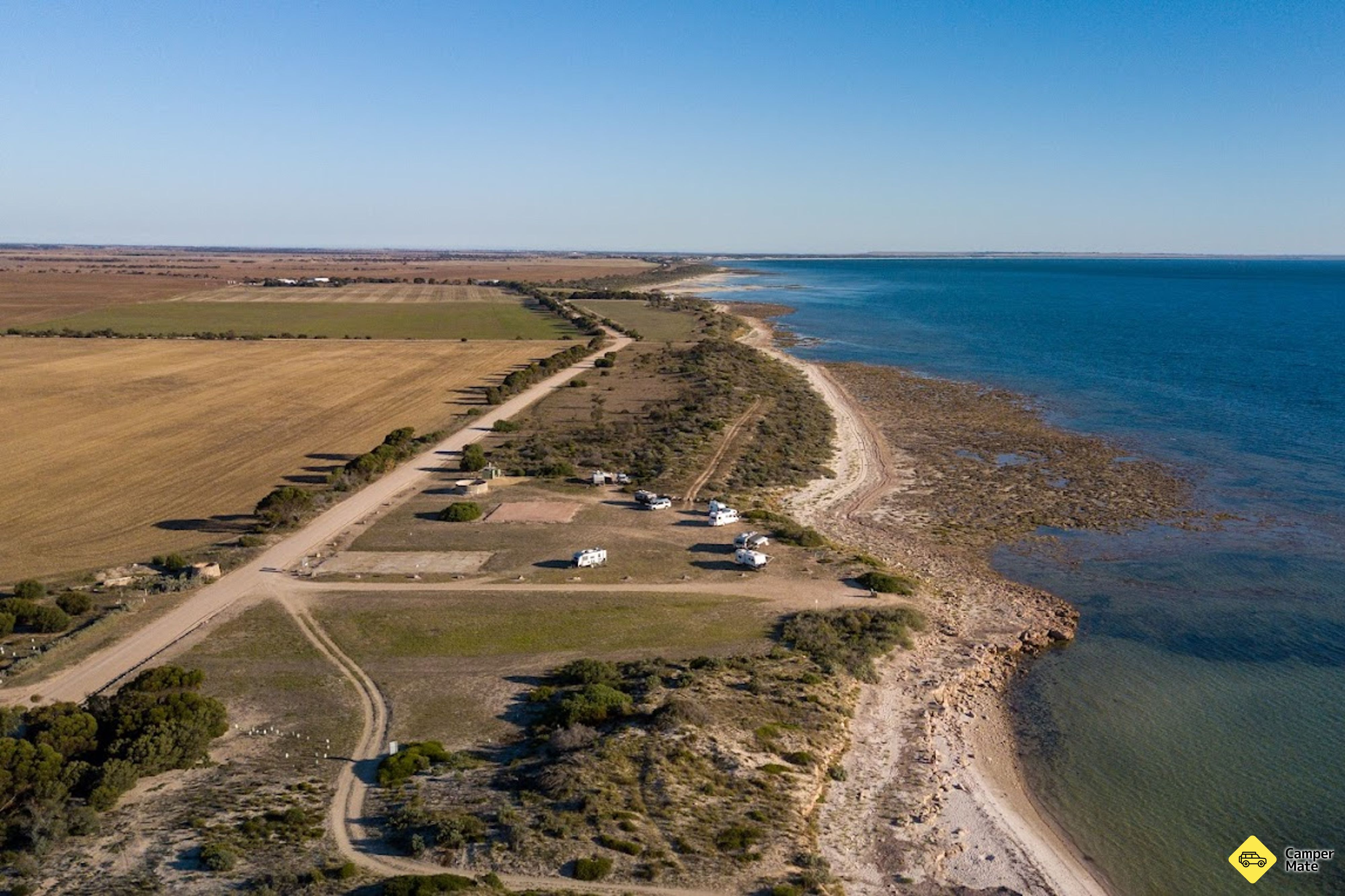 Port Minlacowie parkeringsplads