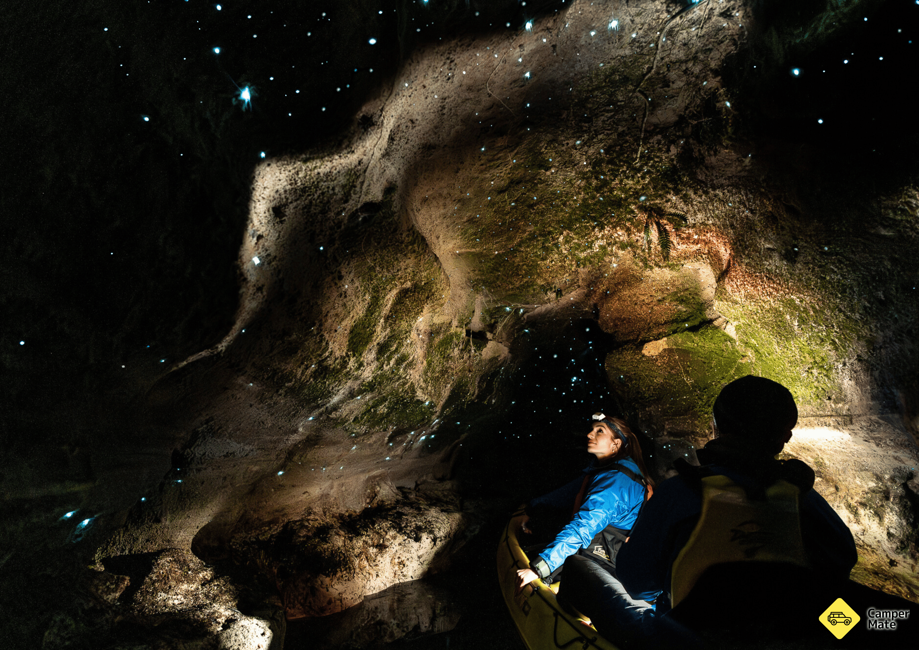 Taiao Glow worm & Geothermal Kayak การผจญภัย