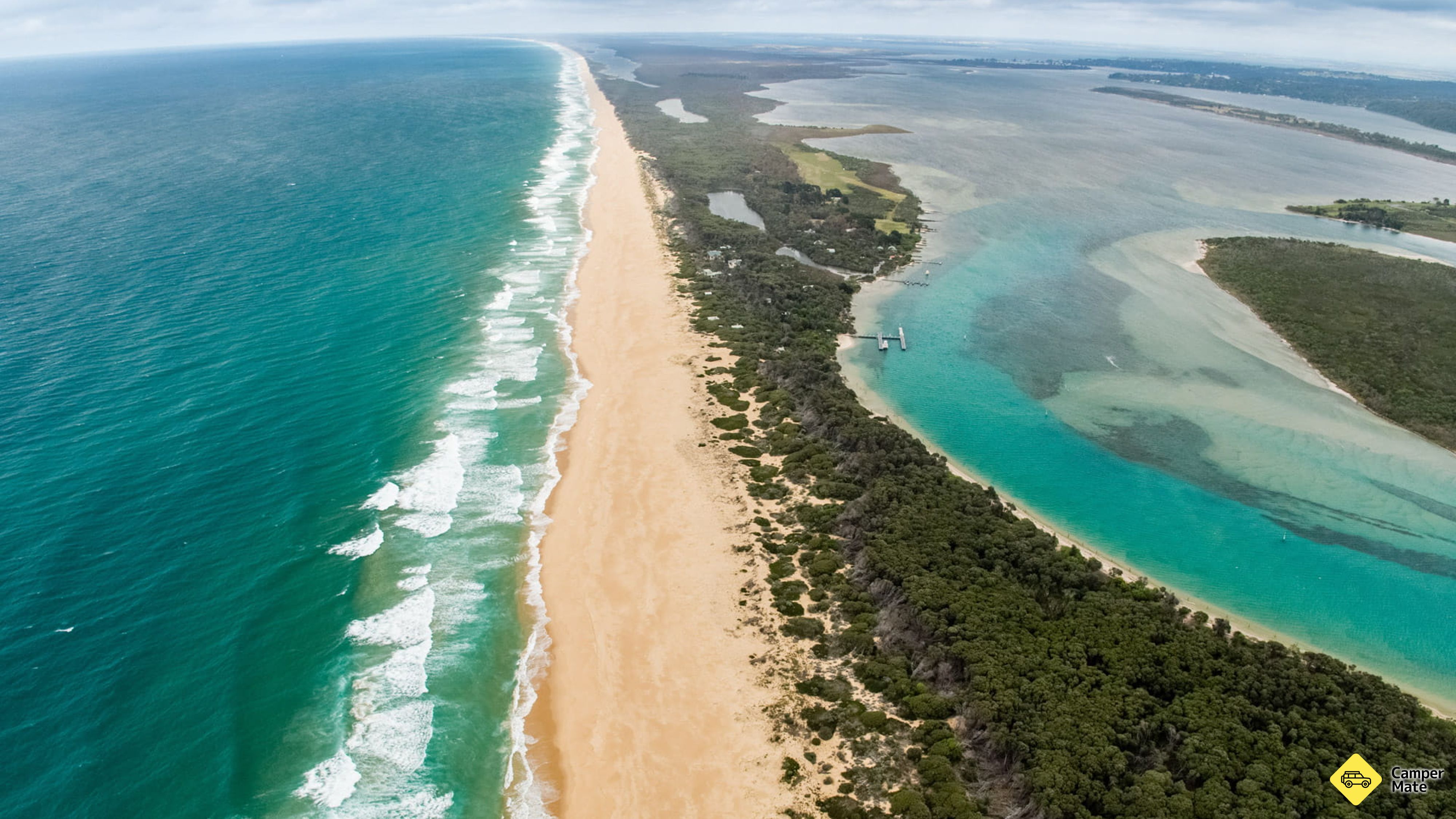Lähellä kohdetta Ninety Mile Beach