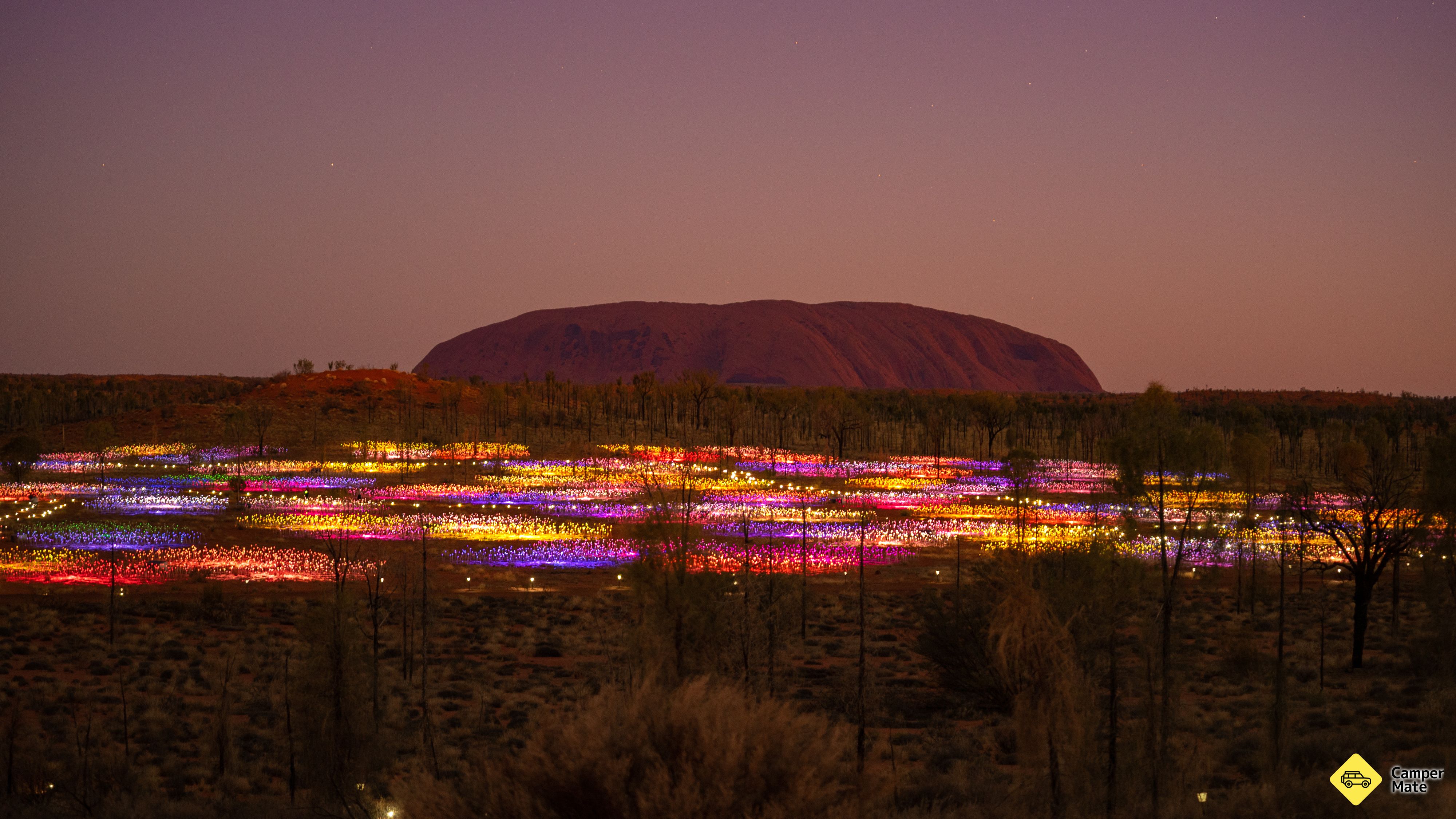 Le champ de lumière Uluru