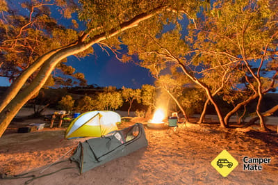 Overzicht van Elachbutting Rock Camping