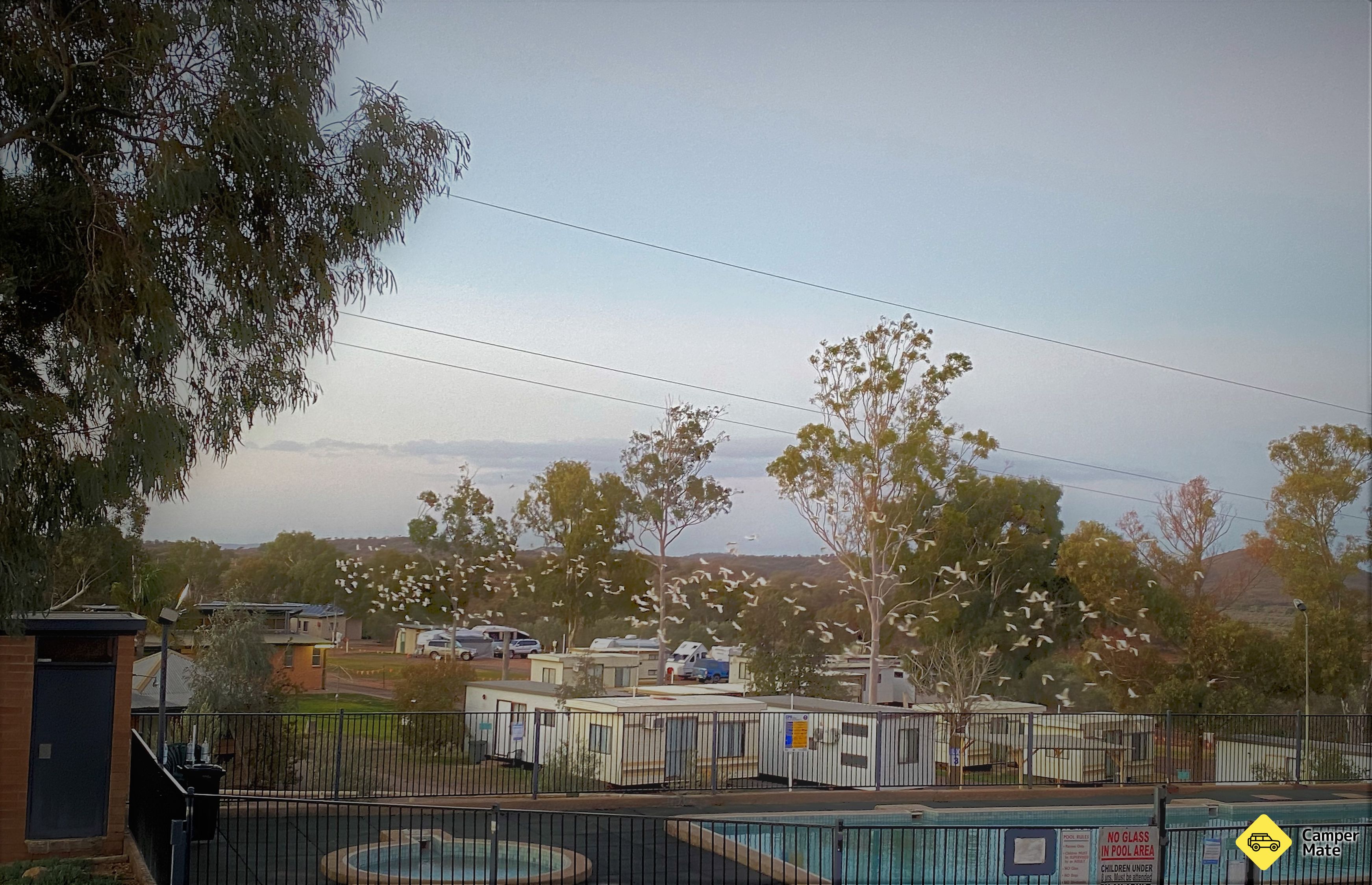 האותיות הקטנות של Outback View Holiday Park