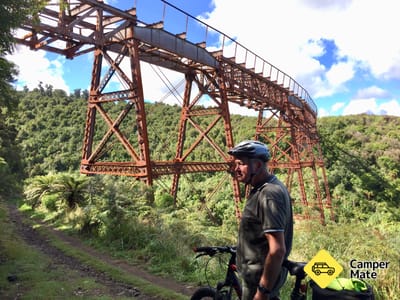 Overzicht van Ohakune Old Coach Road Track