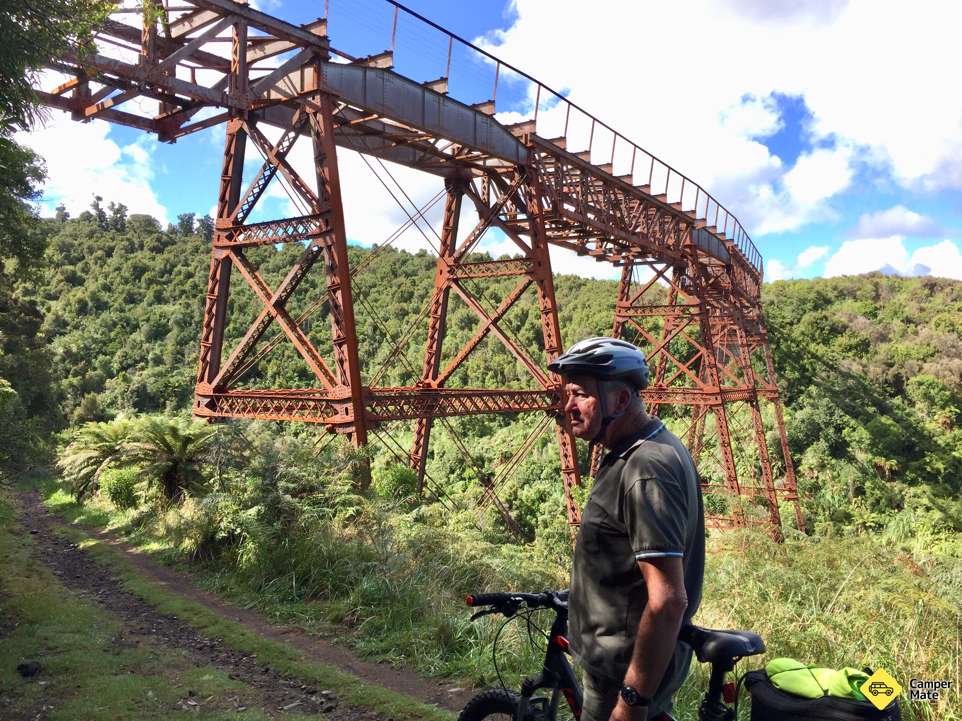 Overzicht van Ohakune Old Coach Road Track