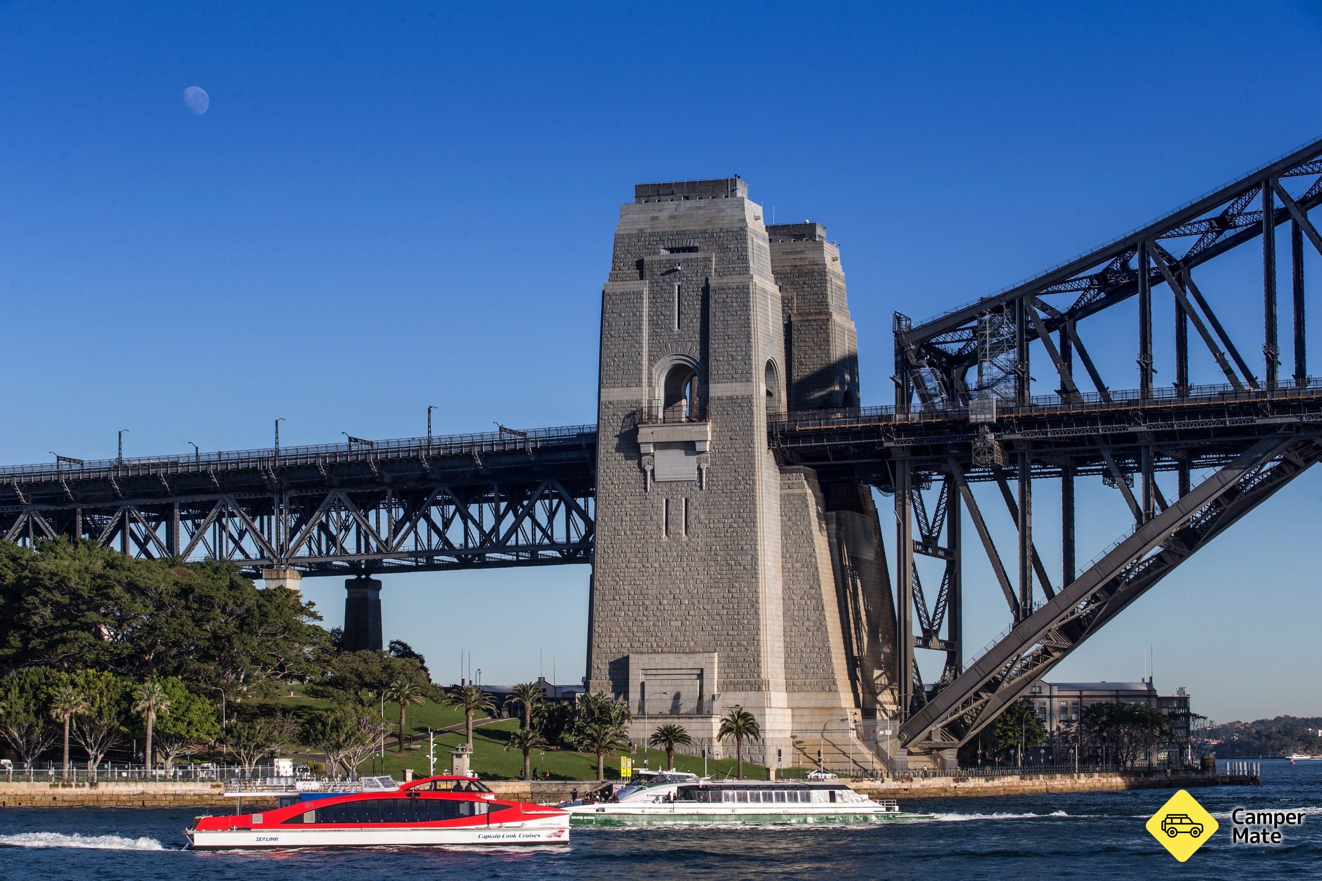 Vista panorámica de Sydney Harbour Bridge Pylon