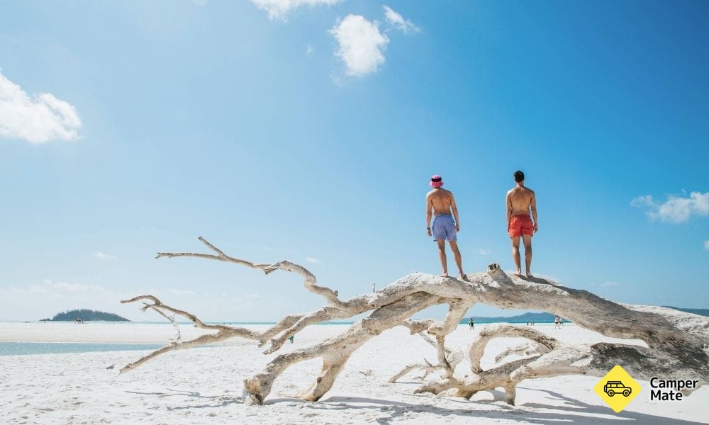 White Sand Beach in the Whitsundays