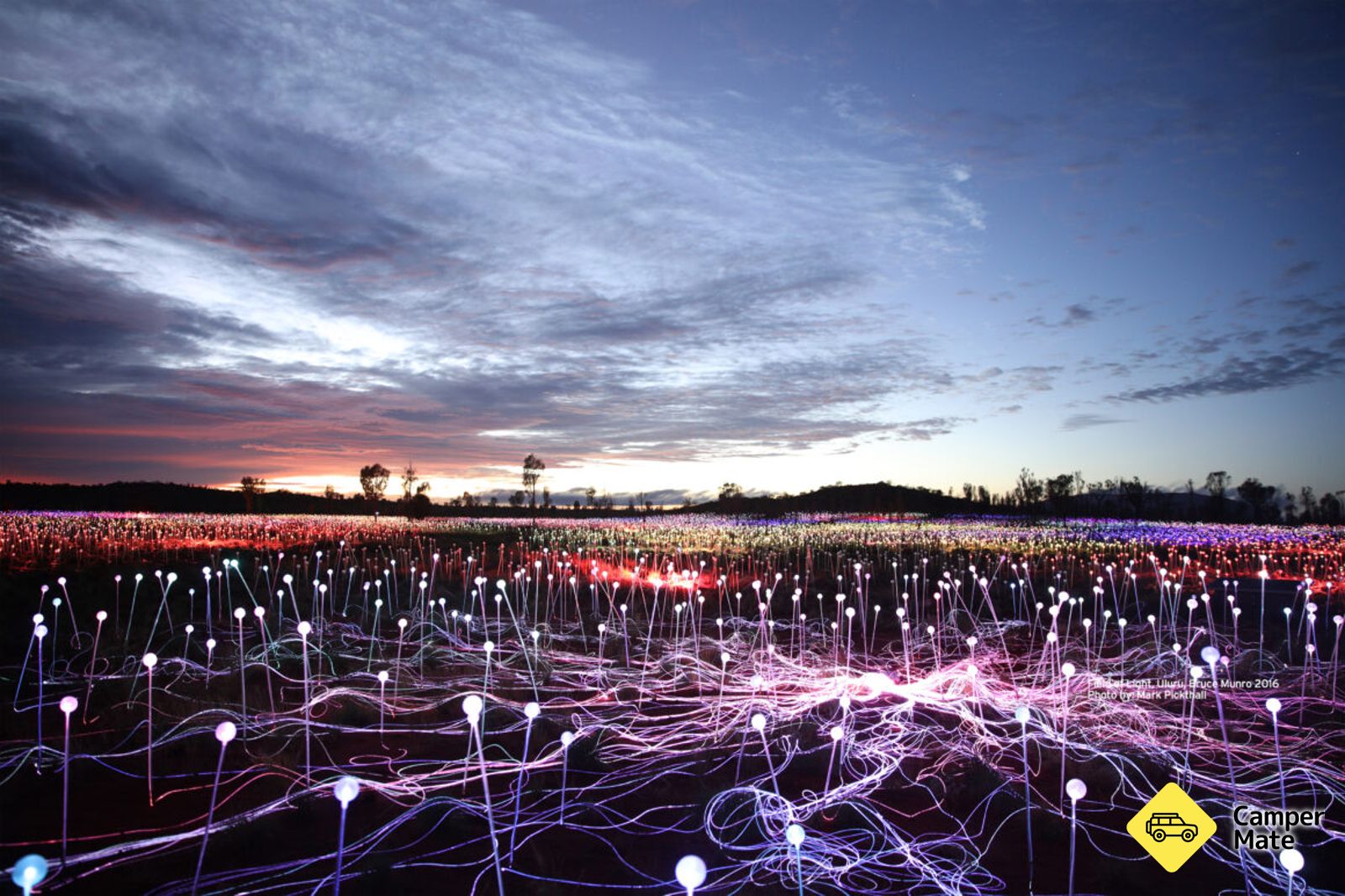ميدان الضوء (Uluru Field of Light)
