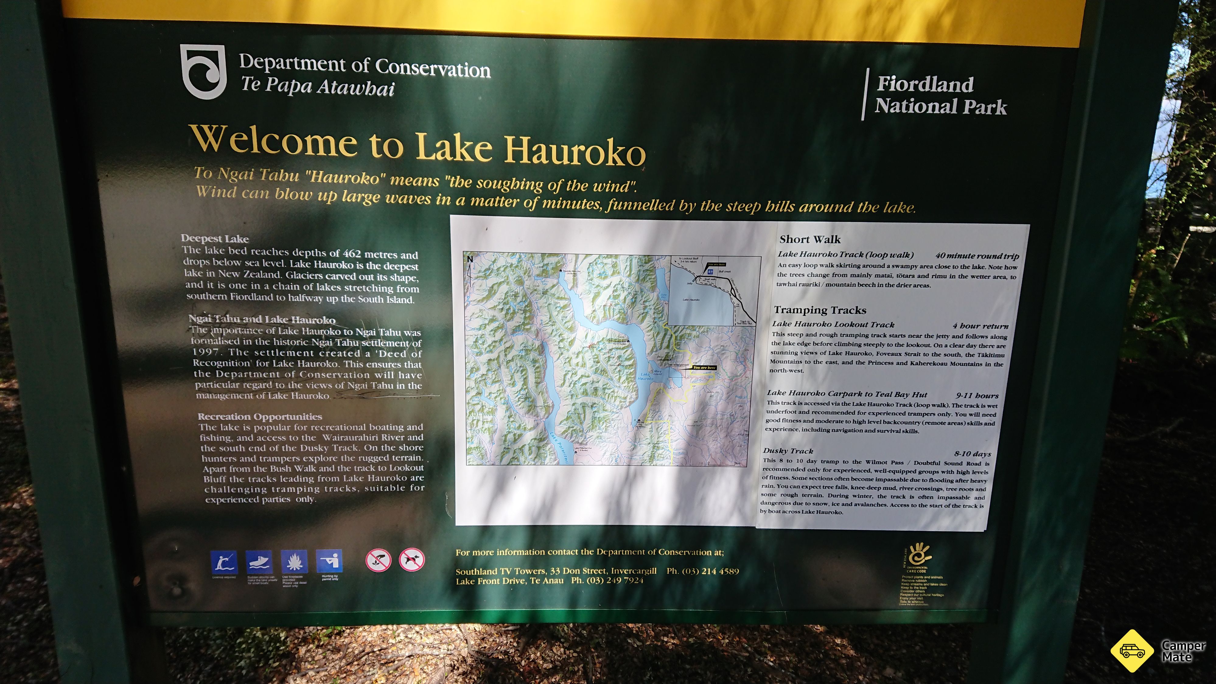 Lake Hauroko Jetty and Lookout