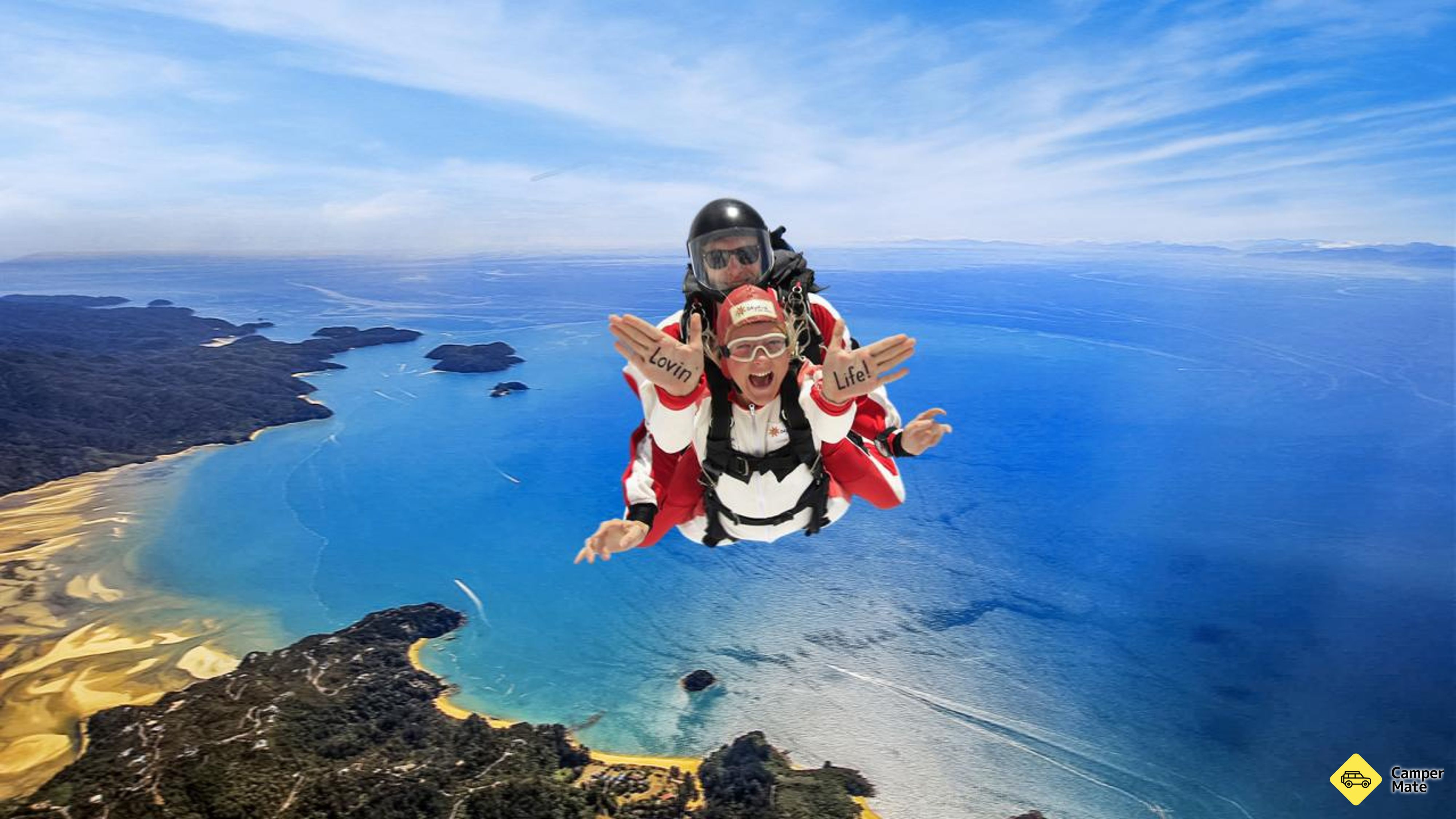 Skydive Abel Tasman 13 000 stop