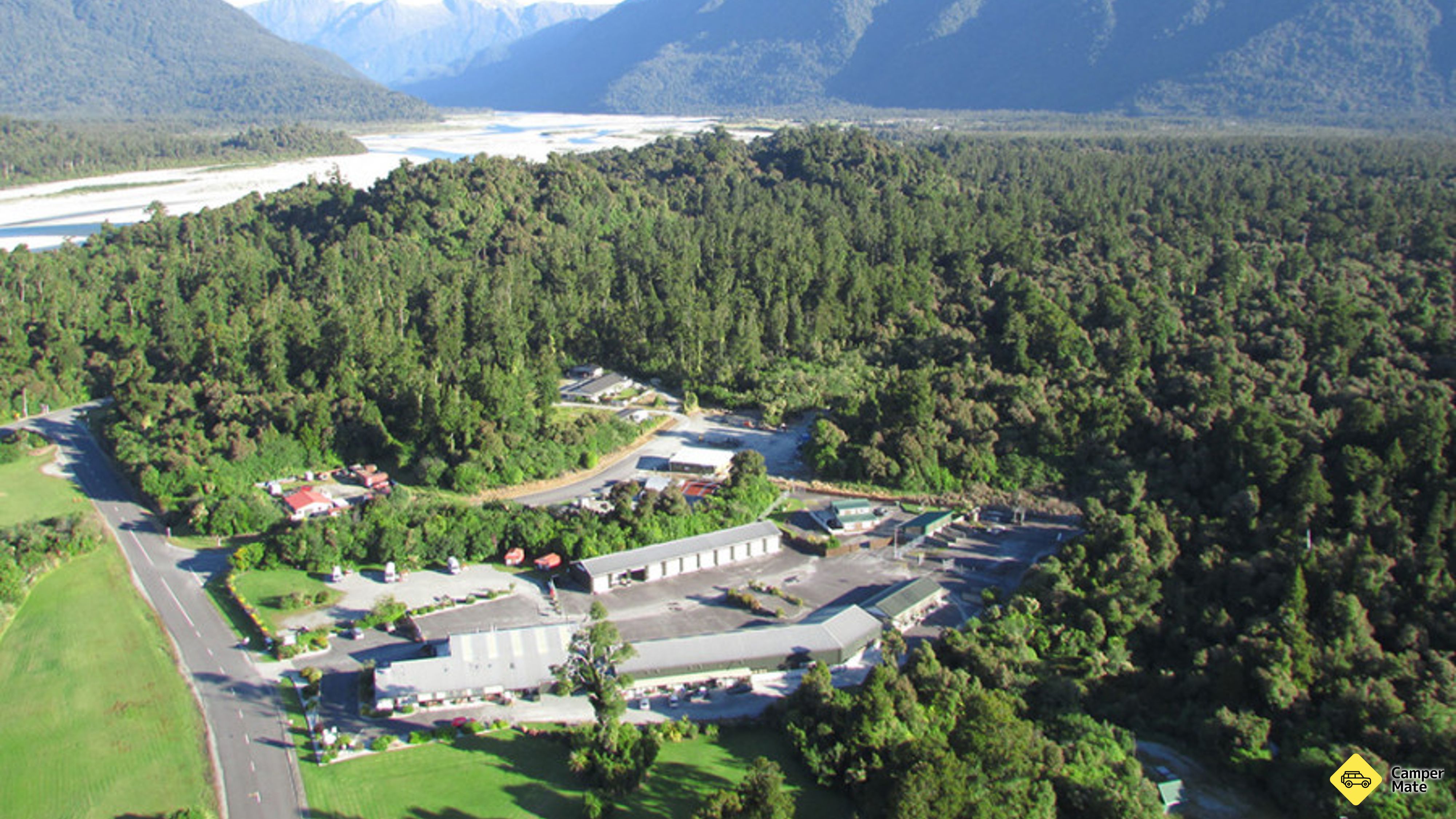 Haast Lodge en Motor Park Accommodatie