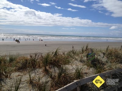 Foxton Beach sand dunes