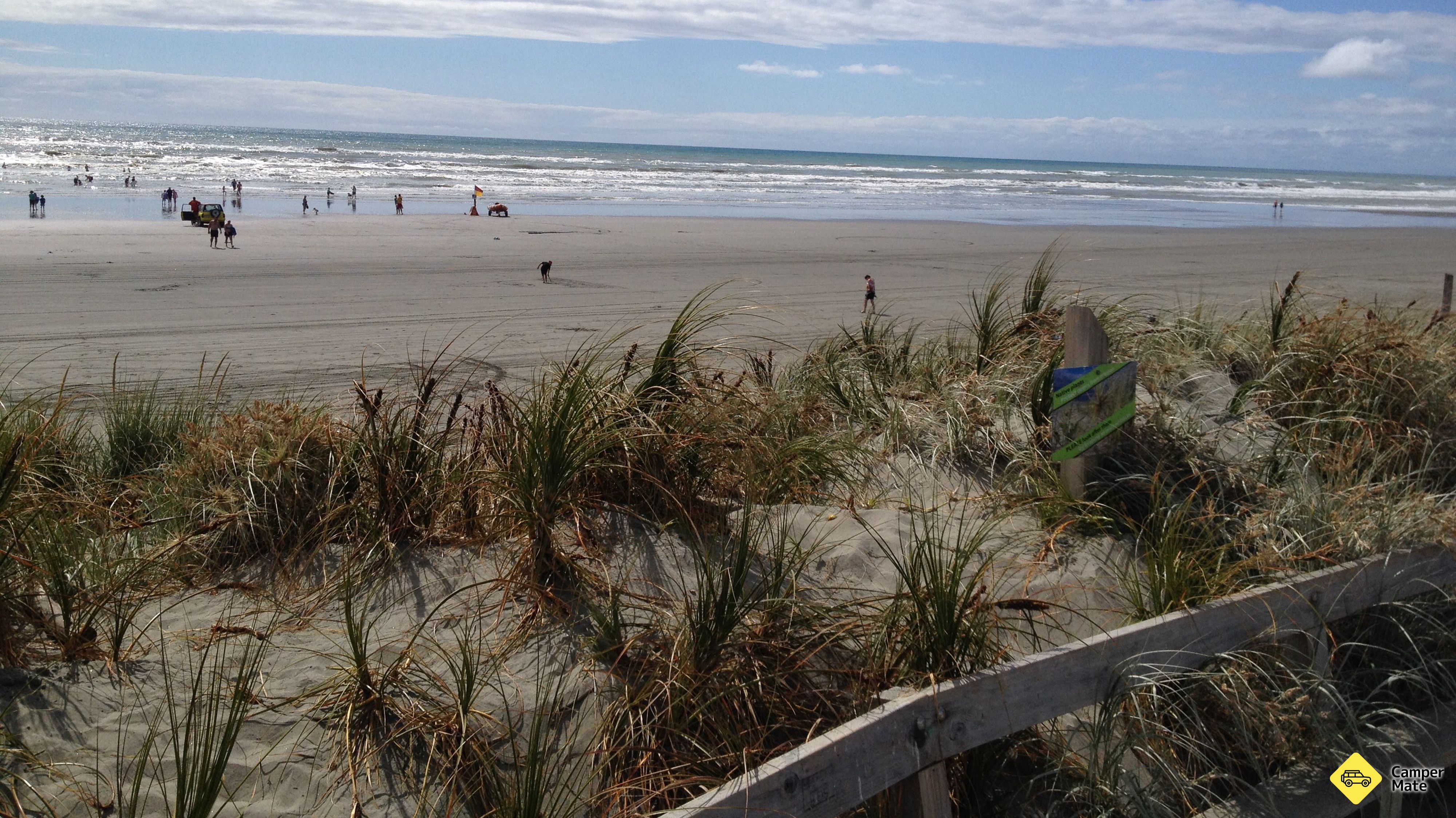 Foxton Beach Sanddünen