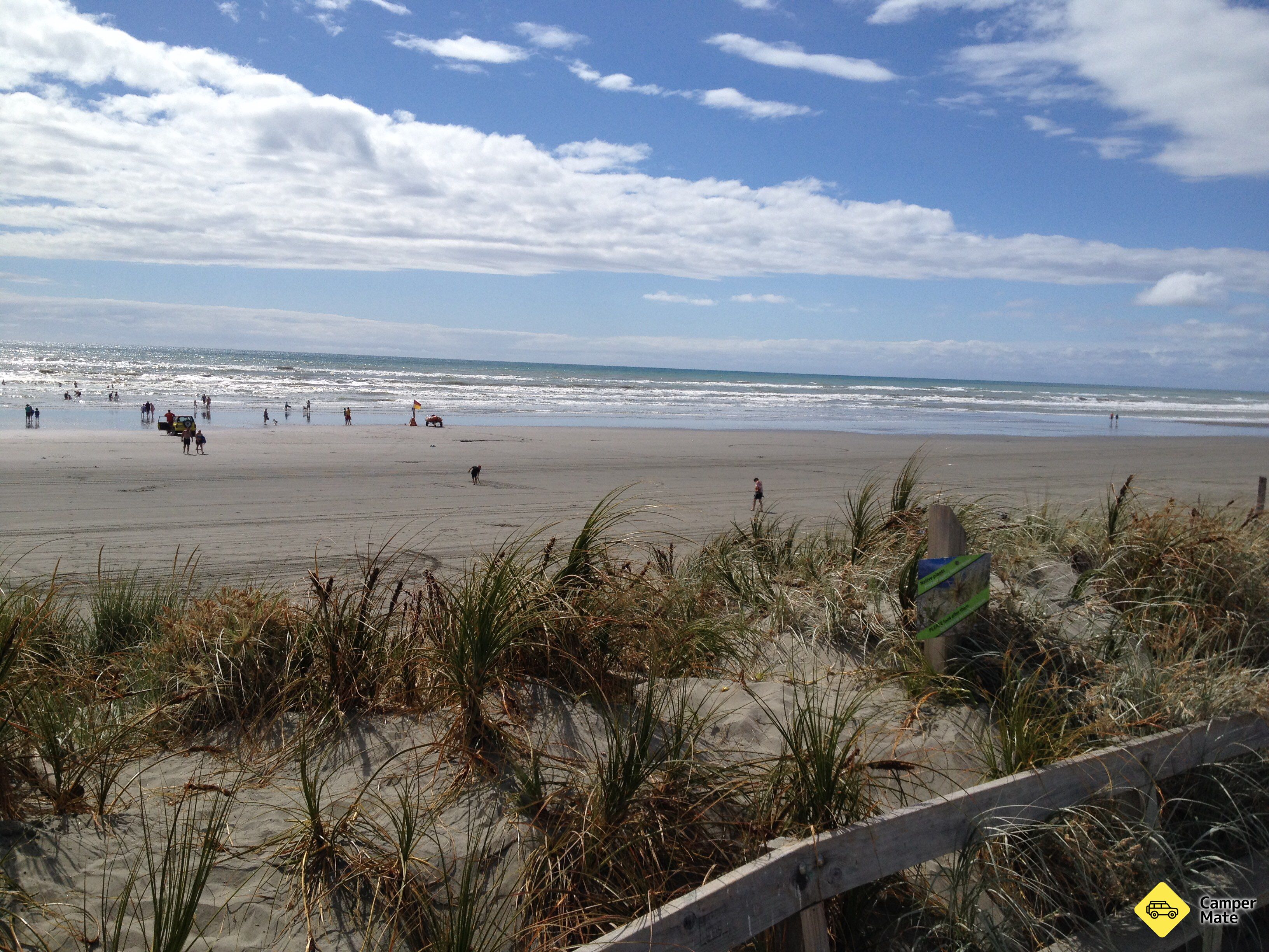 Foxton Beach sand dunes