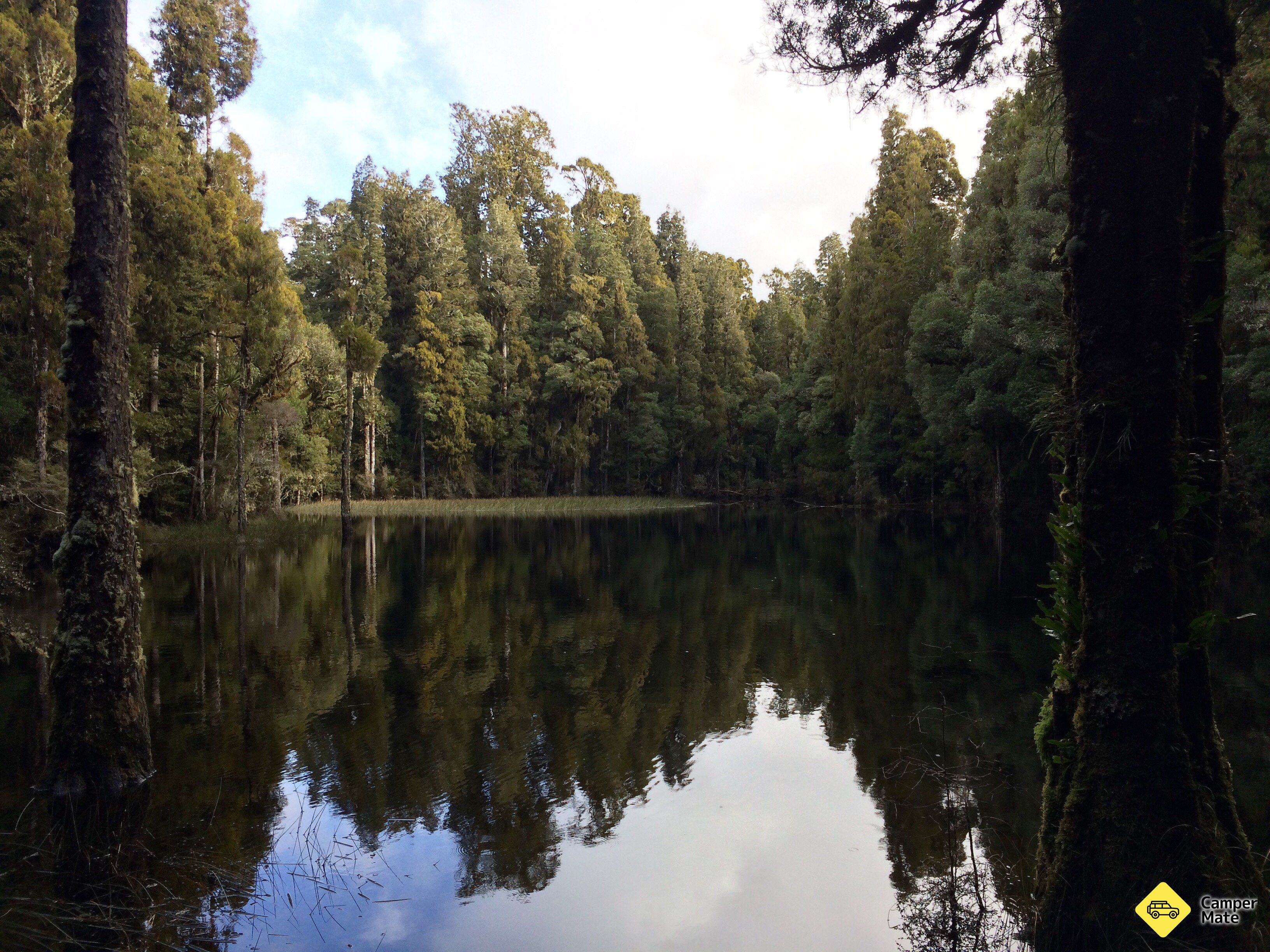 Waihora Lagoon kävelee
