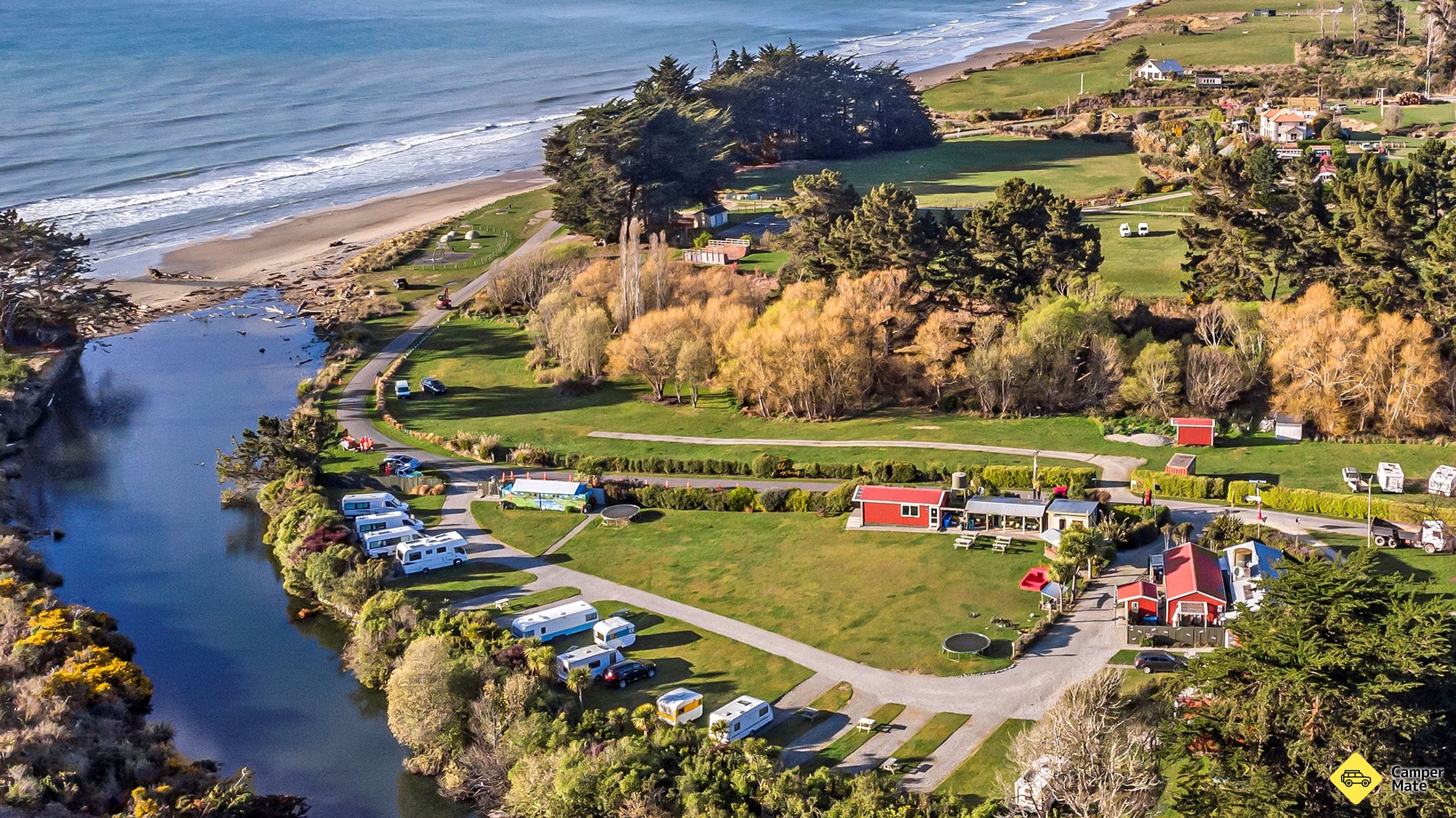 Moeraki Boulders Holiday Park at Hampden Beach(ハンプデンビーチ)