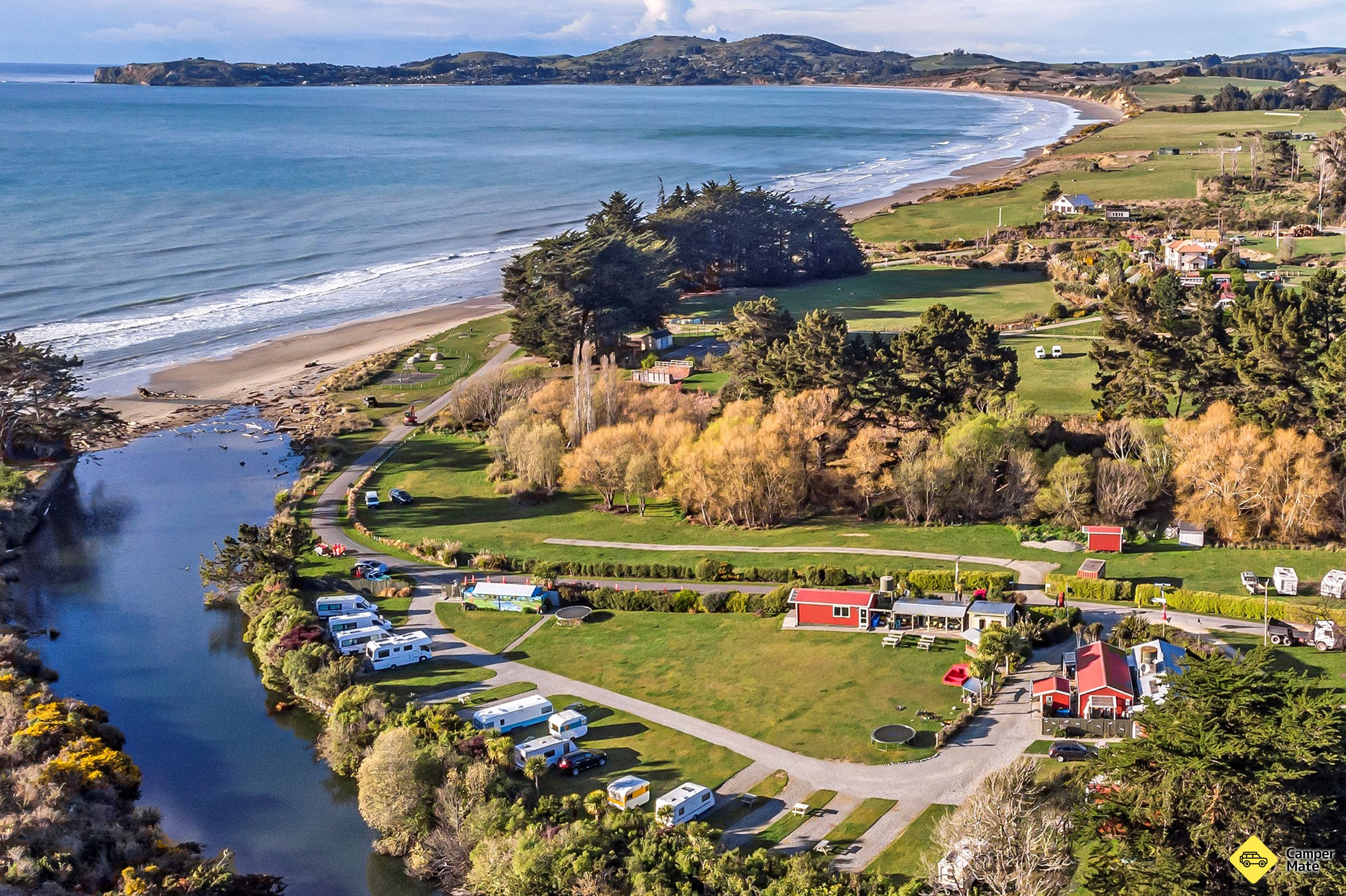 Moeraki Boulders Holiday Park at Hampden Beach