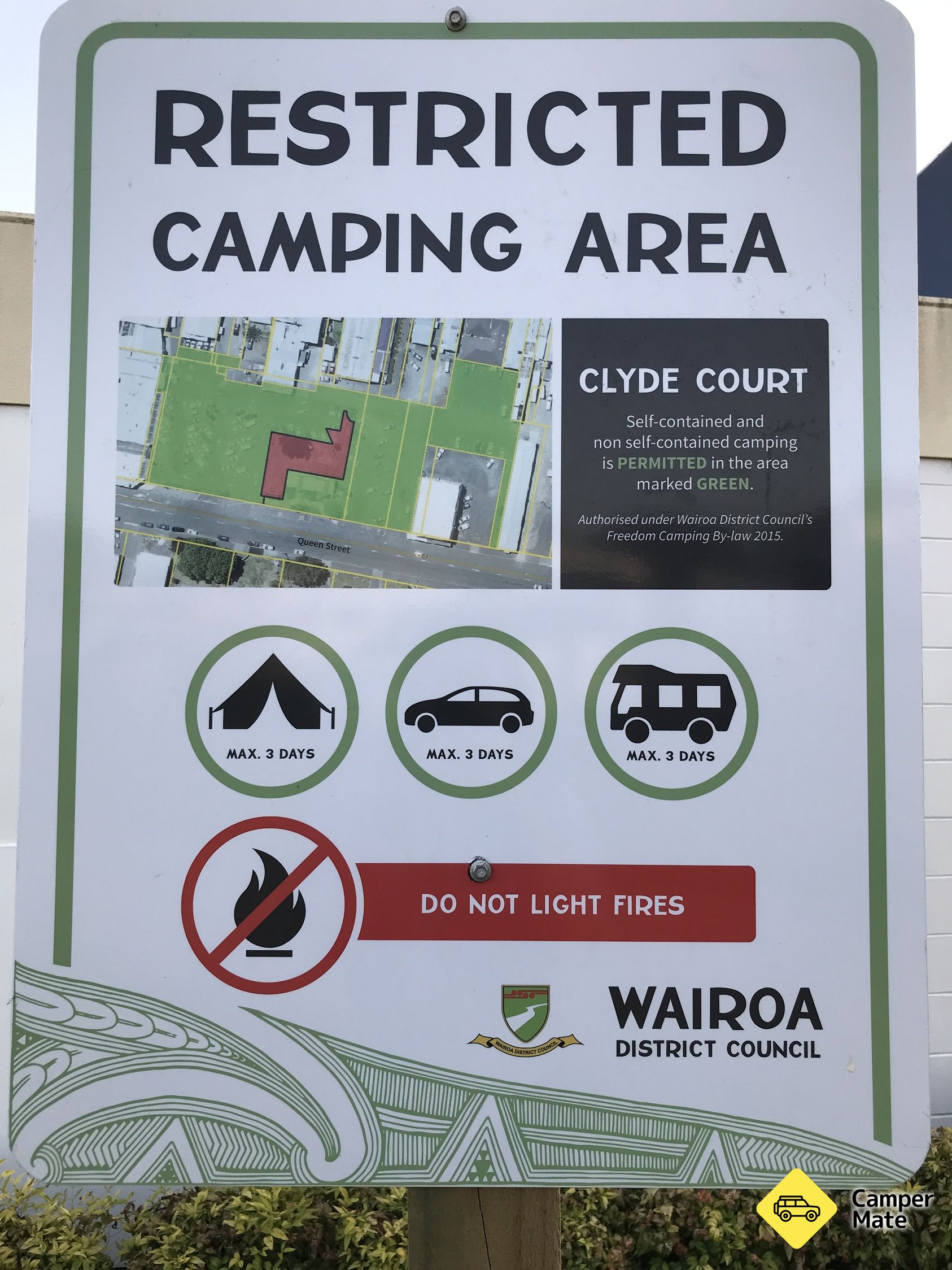 Clyde Court Carpark Freedom Camping