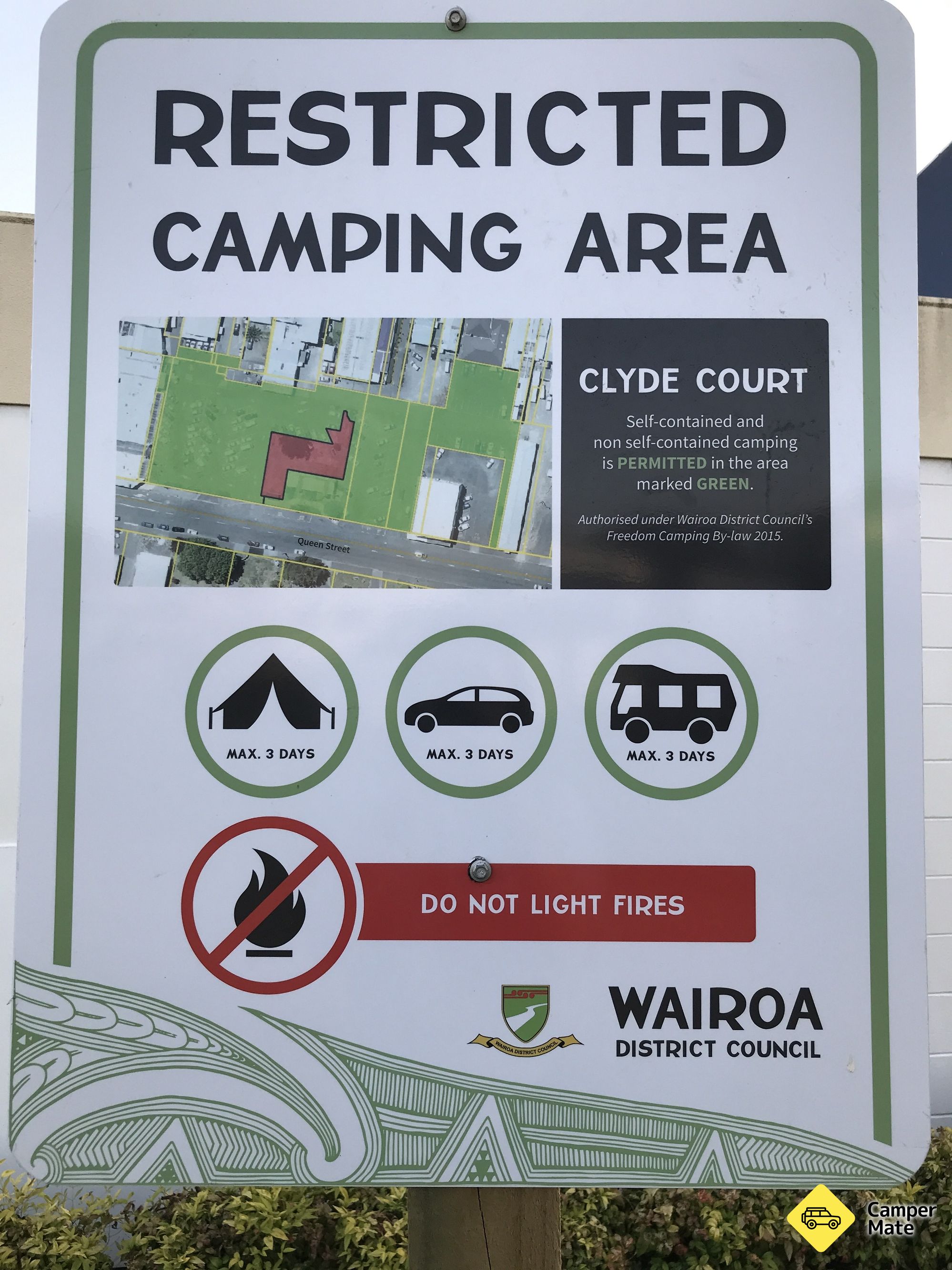 Clyde Court Carpark Freedom Camping