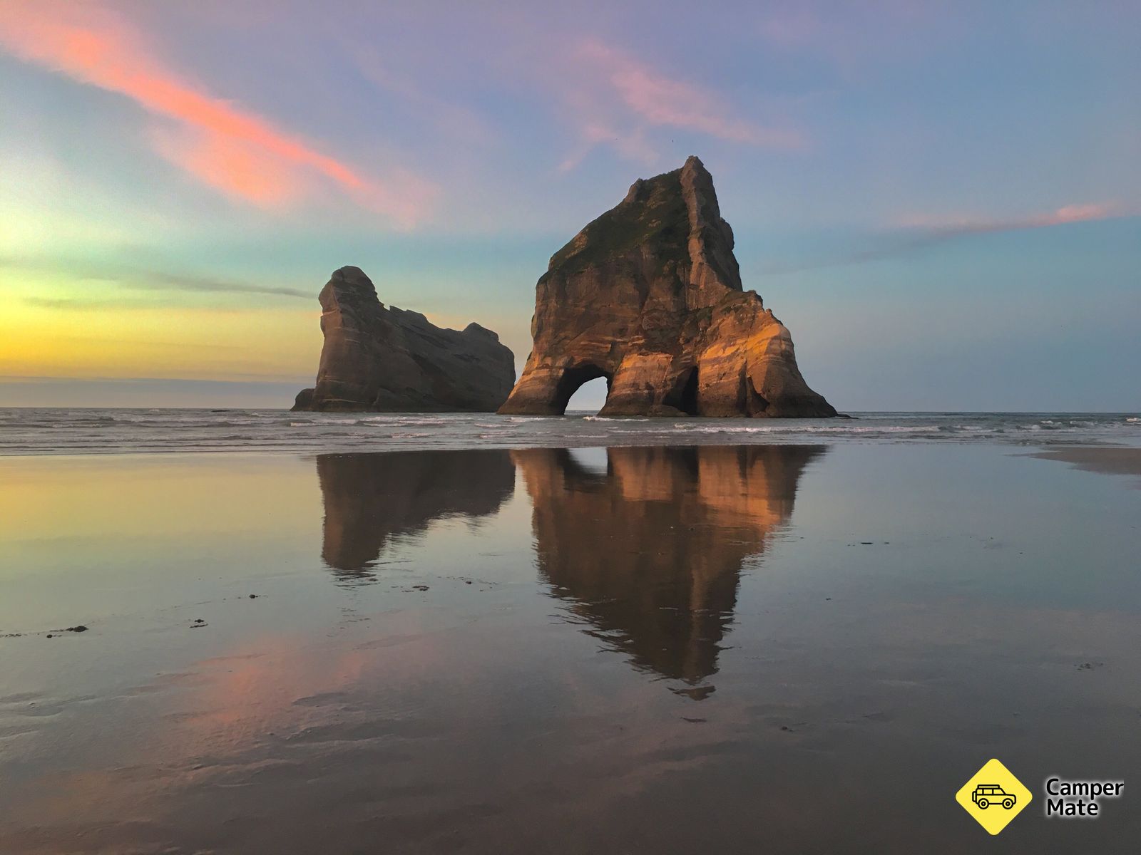 Wharariki Beach