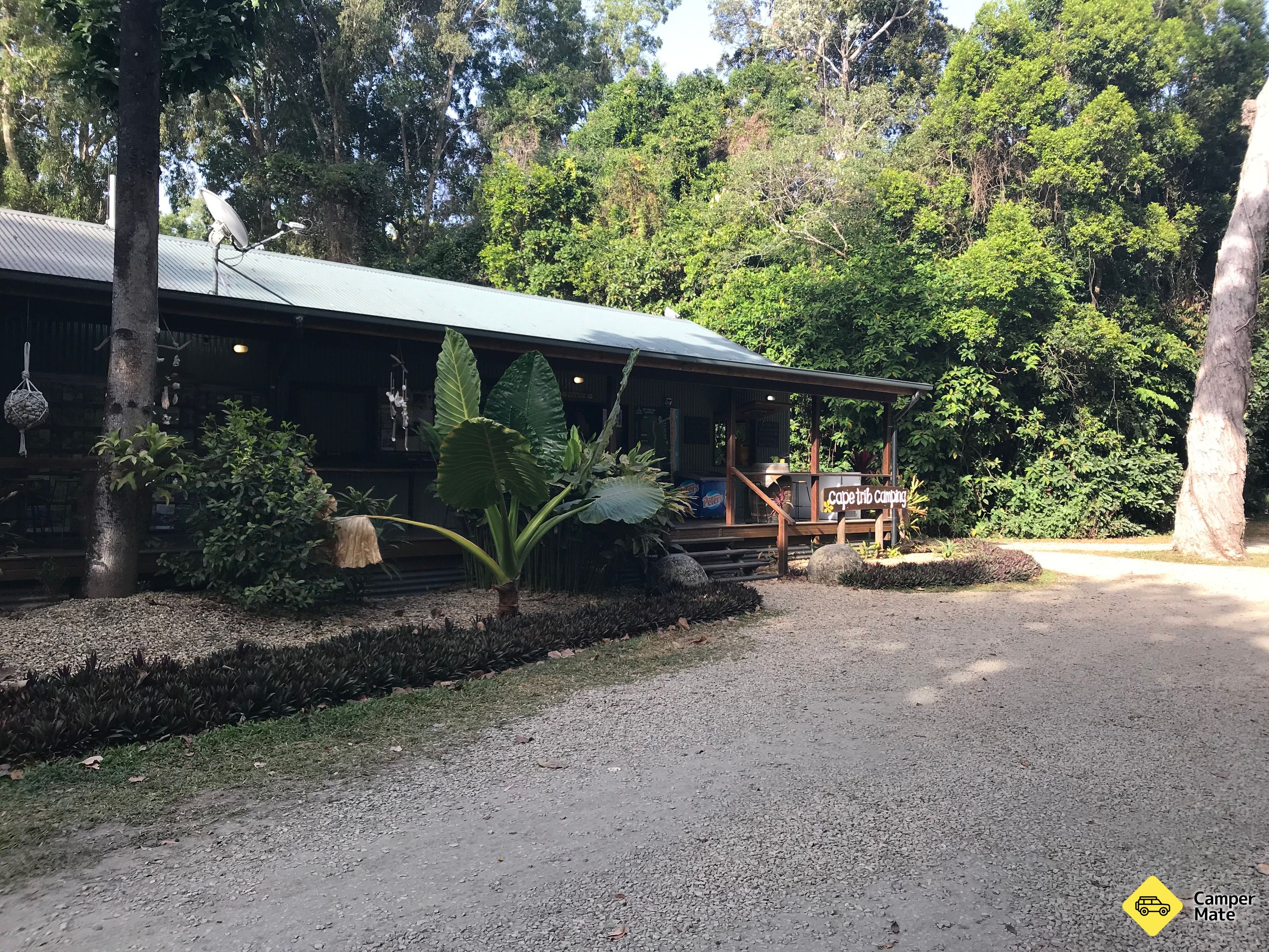 Karta över Cape Tribulation Camping