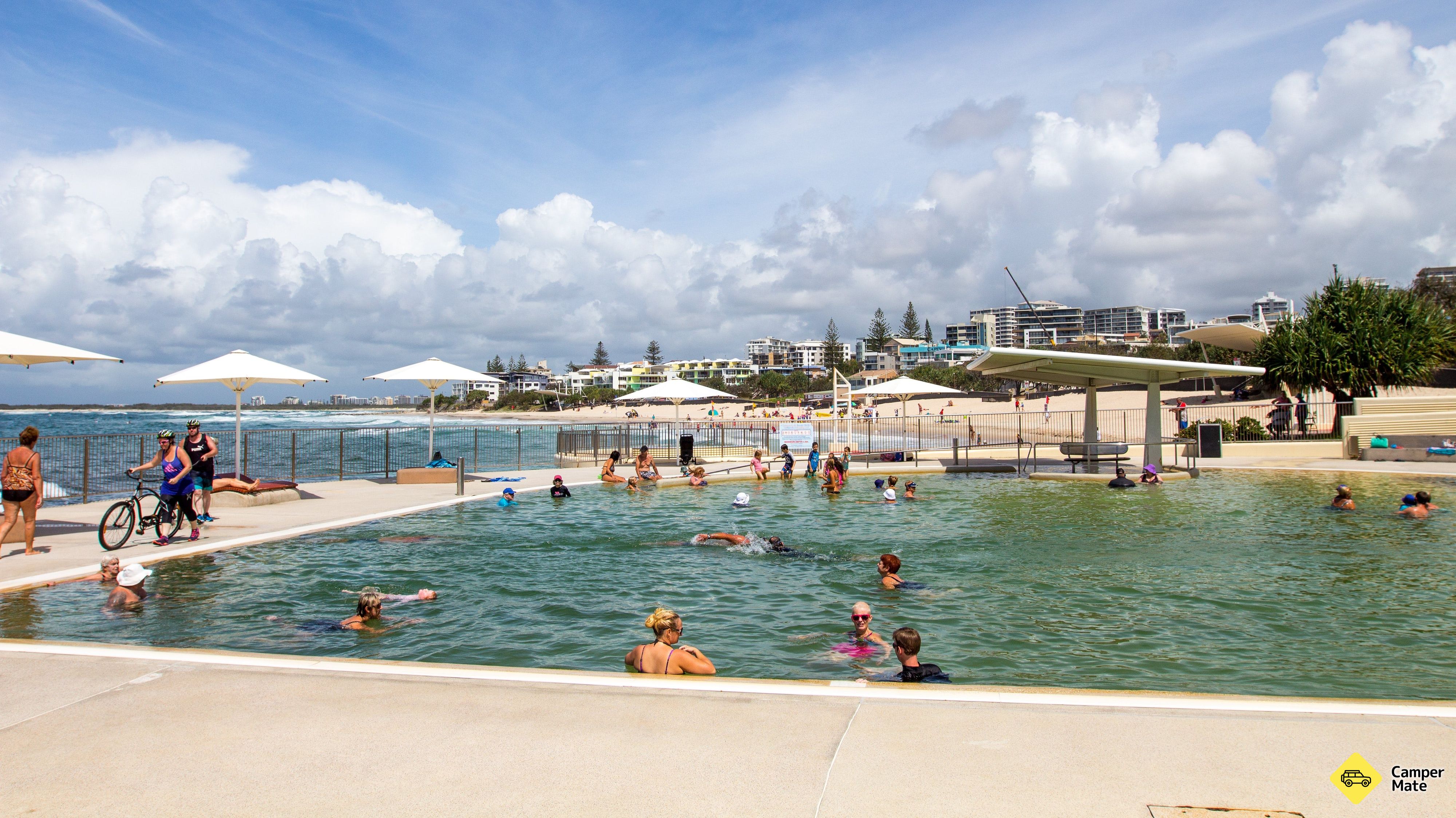 Ubytování Kings Beach Beachfront Salt Water Pool