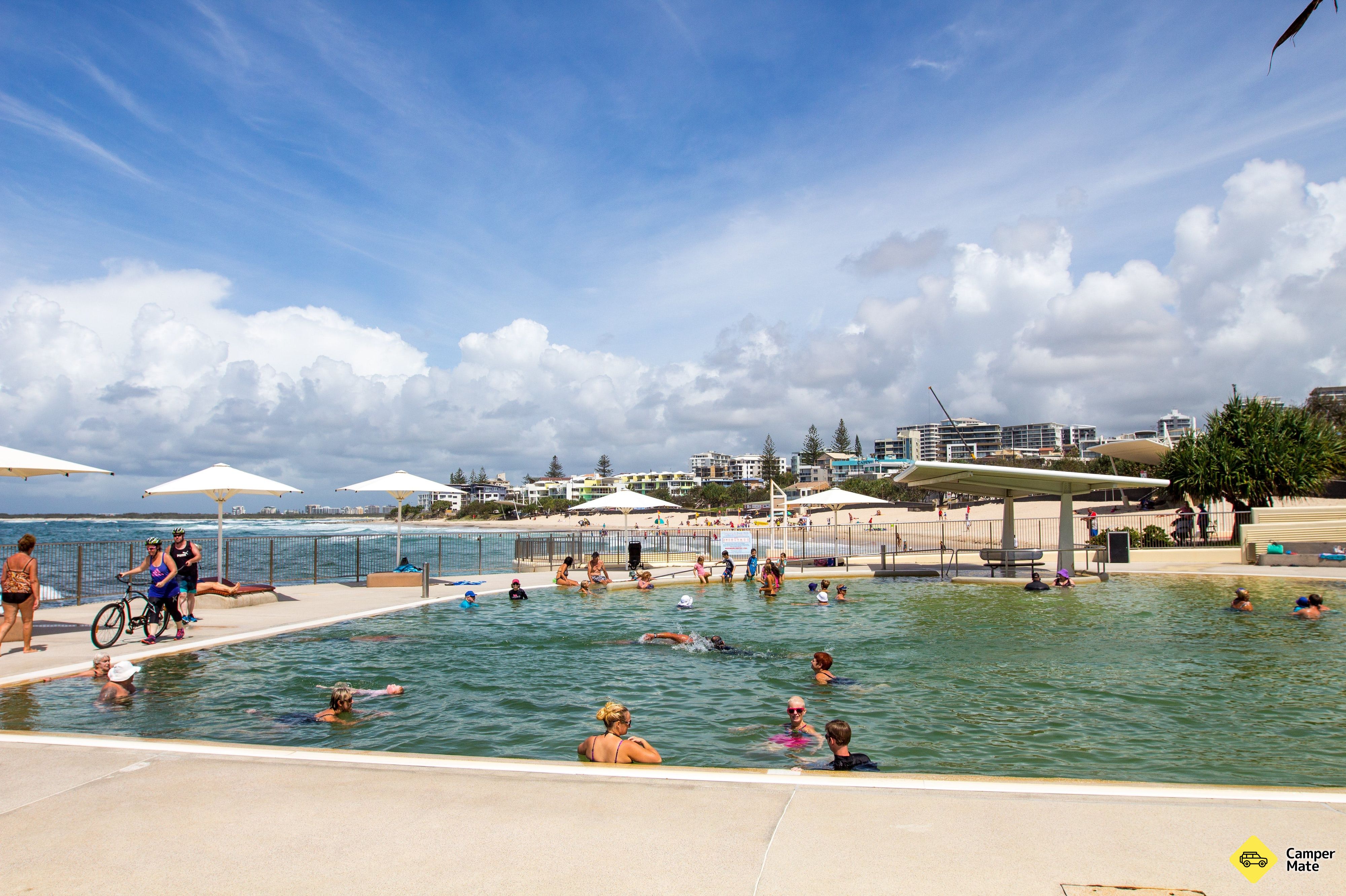 מלונות בKings Beach Beachfront Salt Water Pool