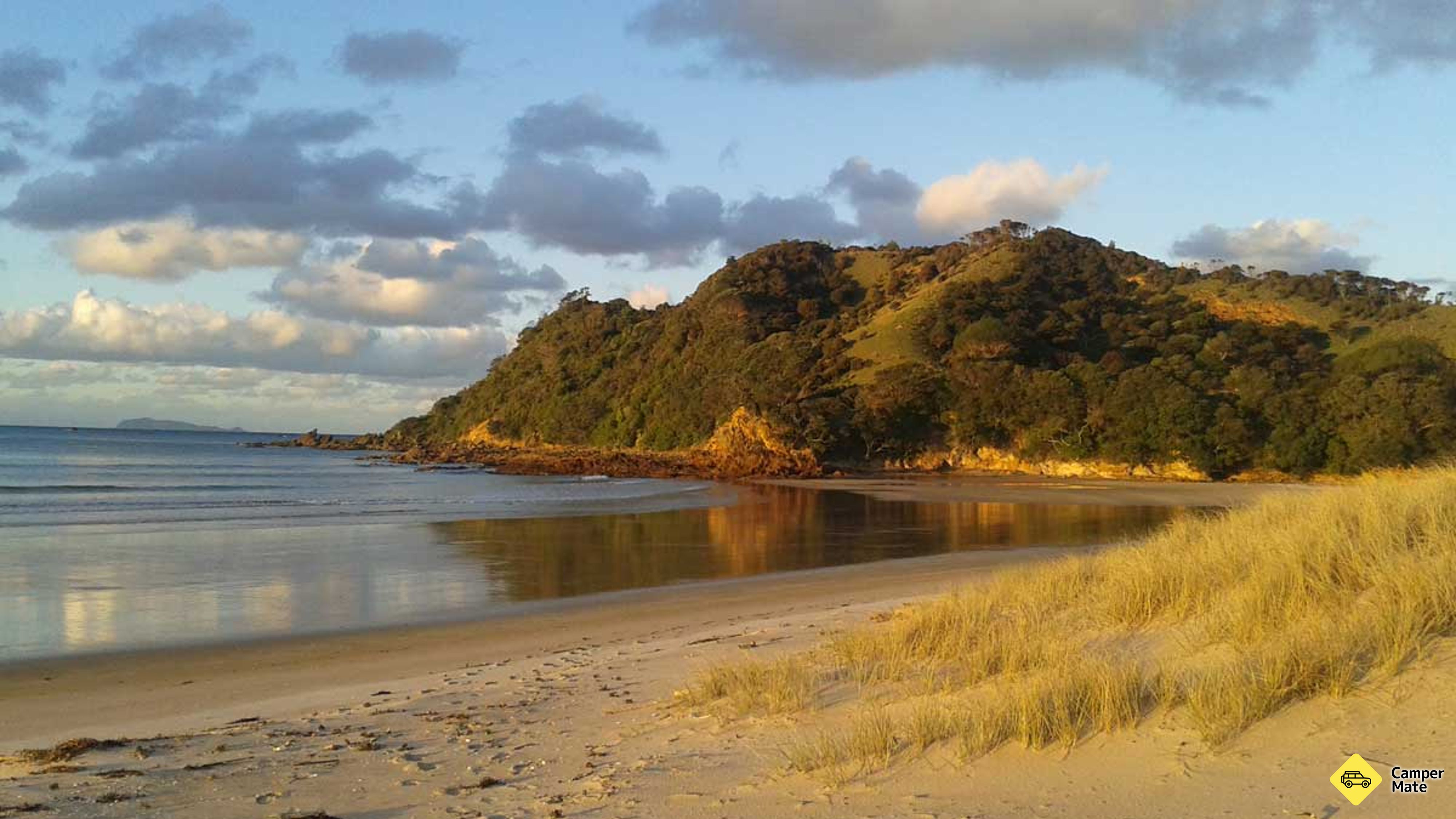 Leirintäalueita Waikawau Bay