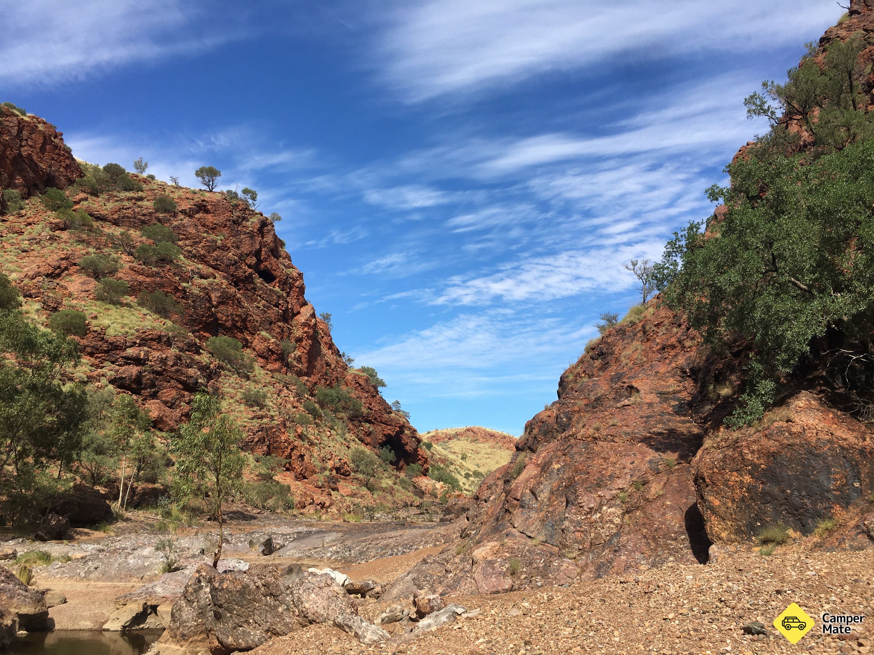 Aanloop van Glen Herring Gorge - Creek