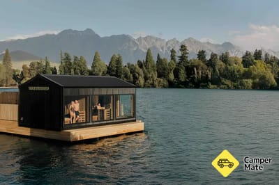 Floating Sauna and Lake Plunge