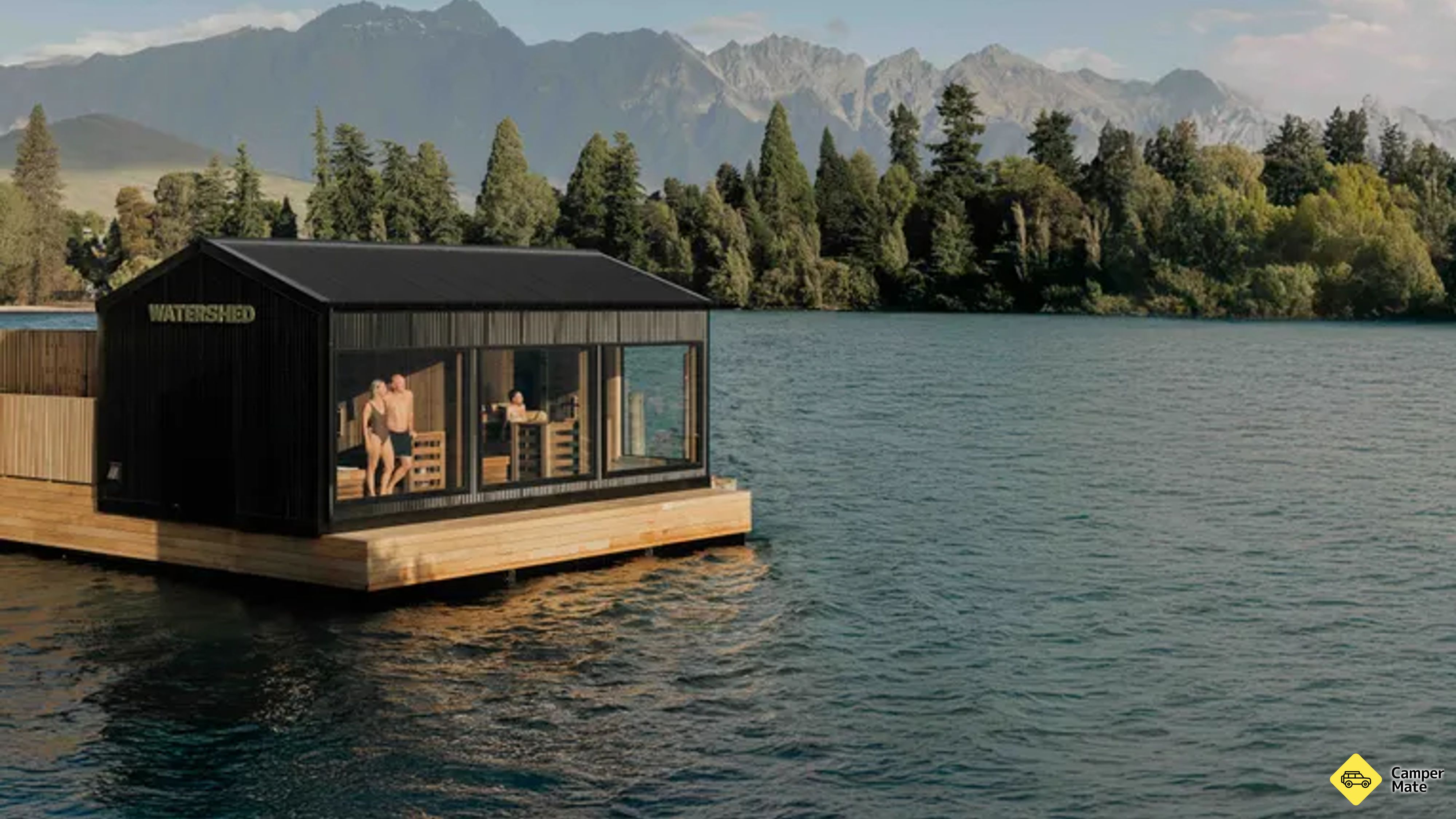 Floating Sauna and Lake Plunge
