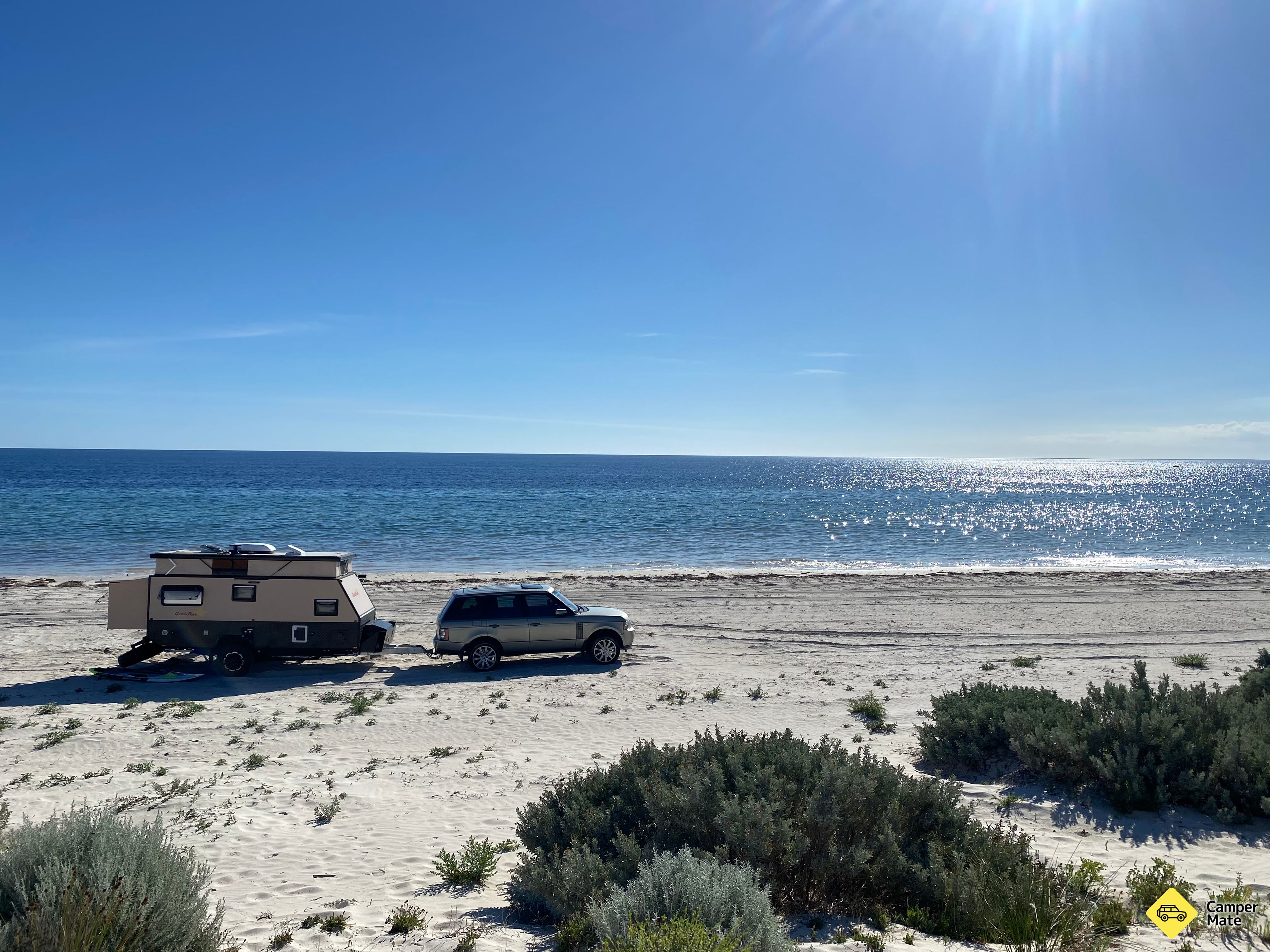 Om Wauraltee Beach Camping