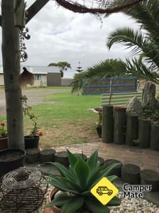 Karta över Southend Sands Caravan Park